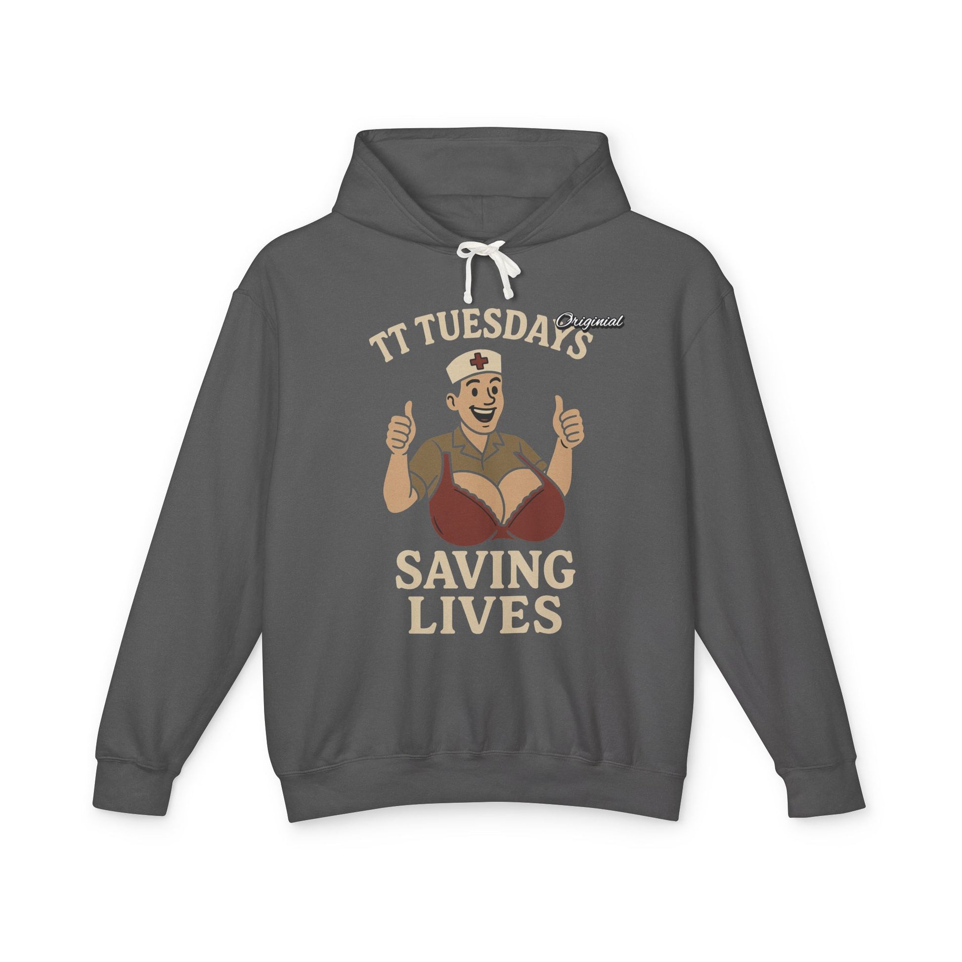Unisex Lightweight Comfortable Hoodie - Official Merch : TT Tuesdays - Saving Lives