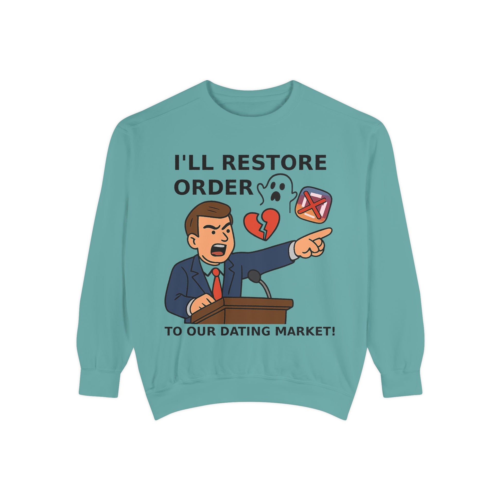 Unisex Sweatshirt - Official Merch : When I get Elected, I promise to END H**flation