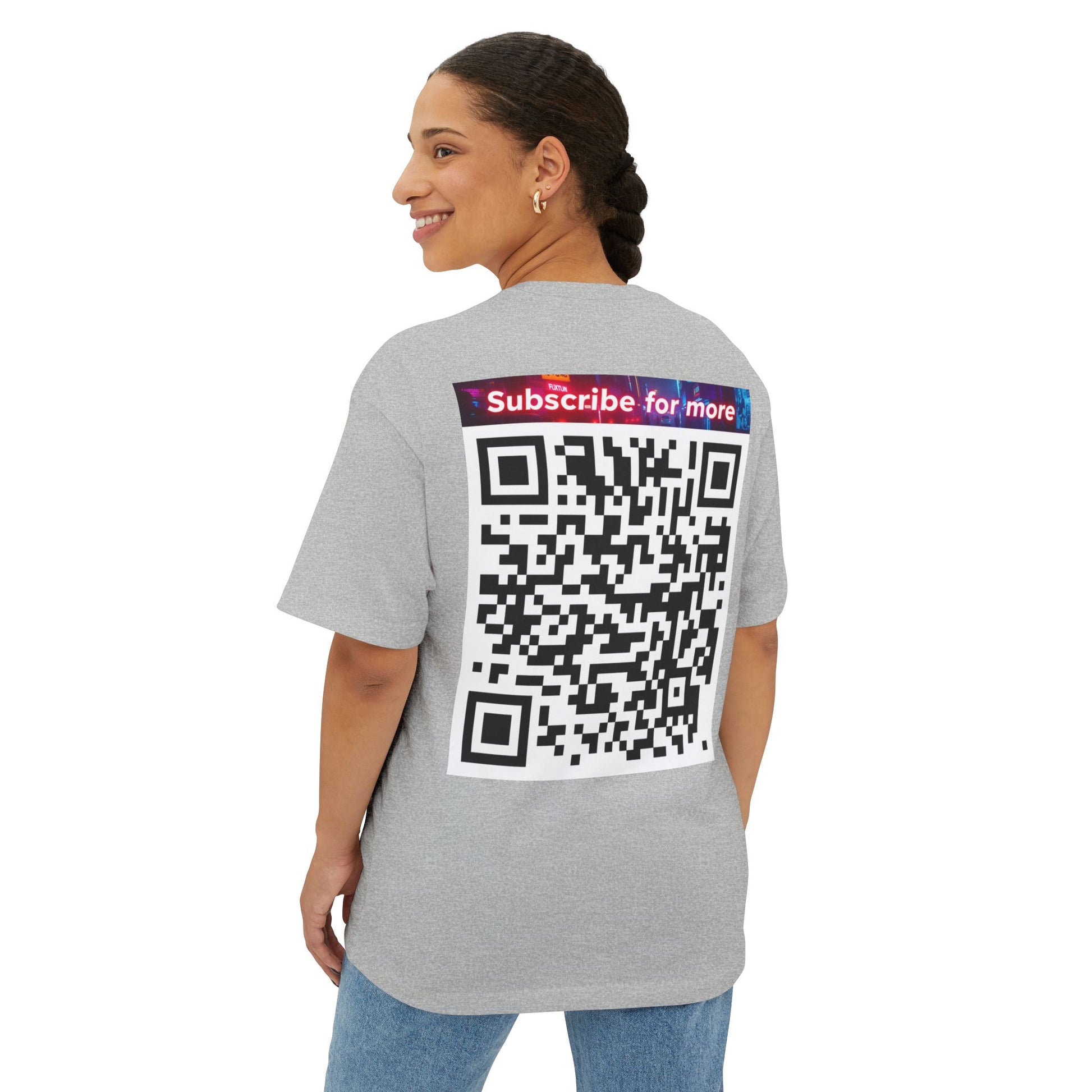 Unisex Oversized Boxy Tee - Official Merch : Ditching your phone makes you a ninja