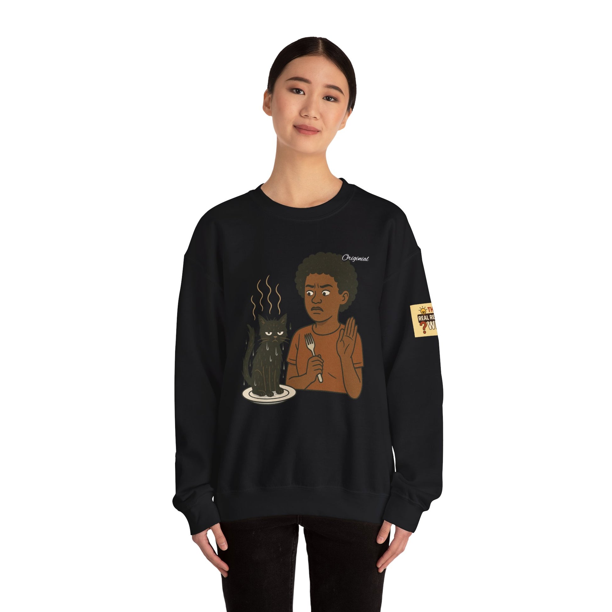 Unisex Crewneck Sweatshirt - Official Merch : the REAL reason why Kittens don't get eaten in Springfield Ohio, USA #dangerouslife