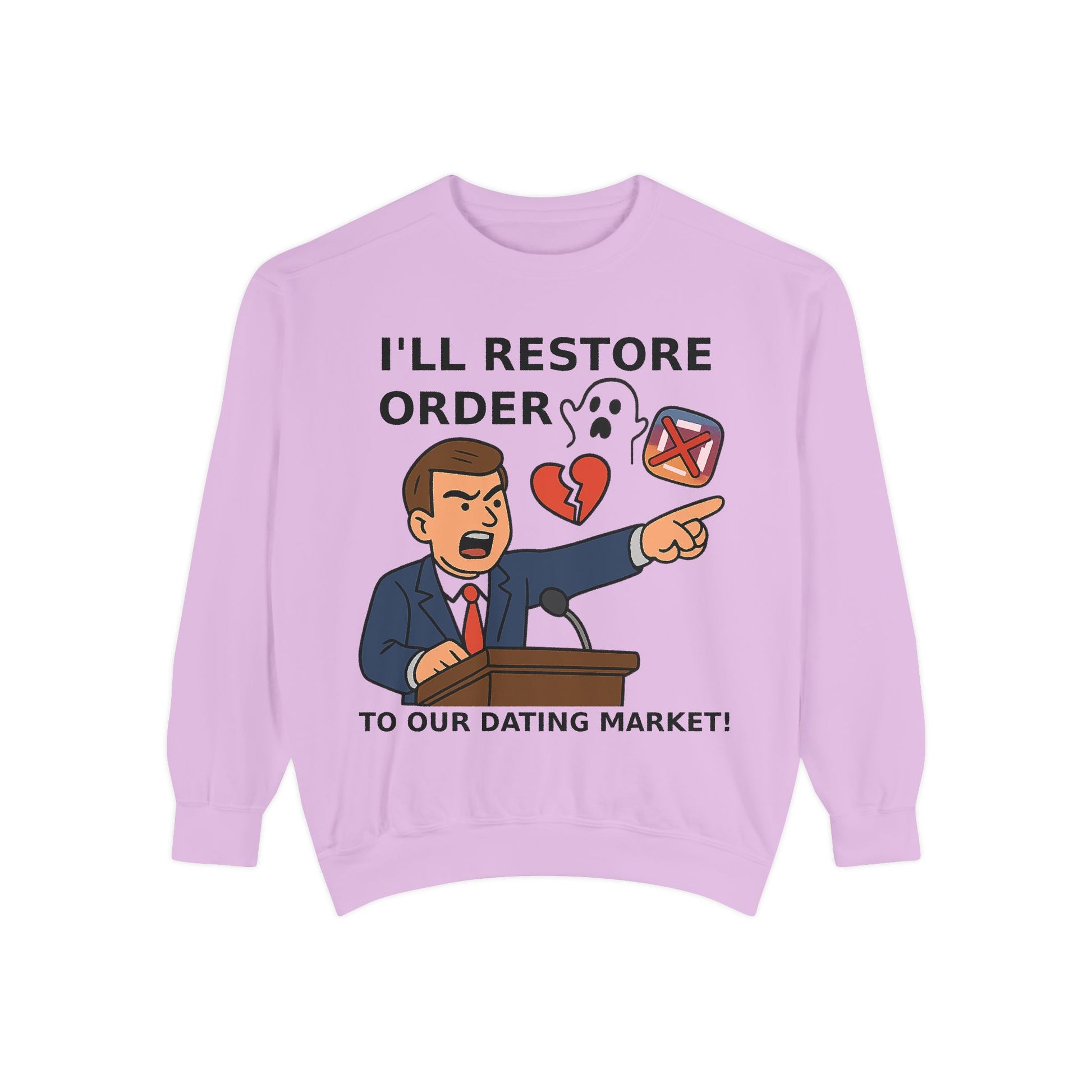 Unisex Sweatshirt - Official Merch : When I get Elected, I promise to END H**flation