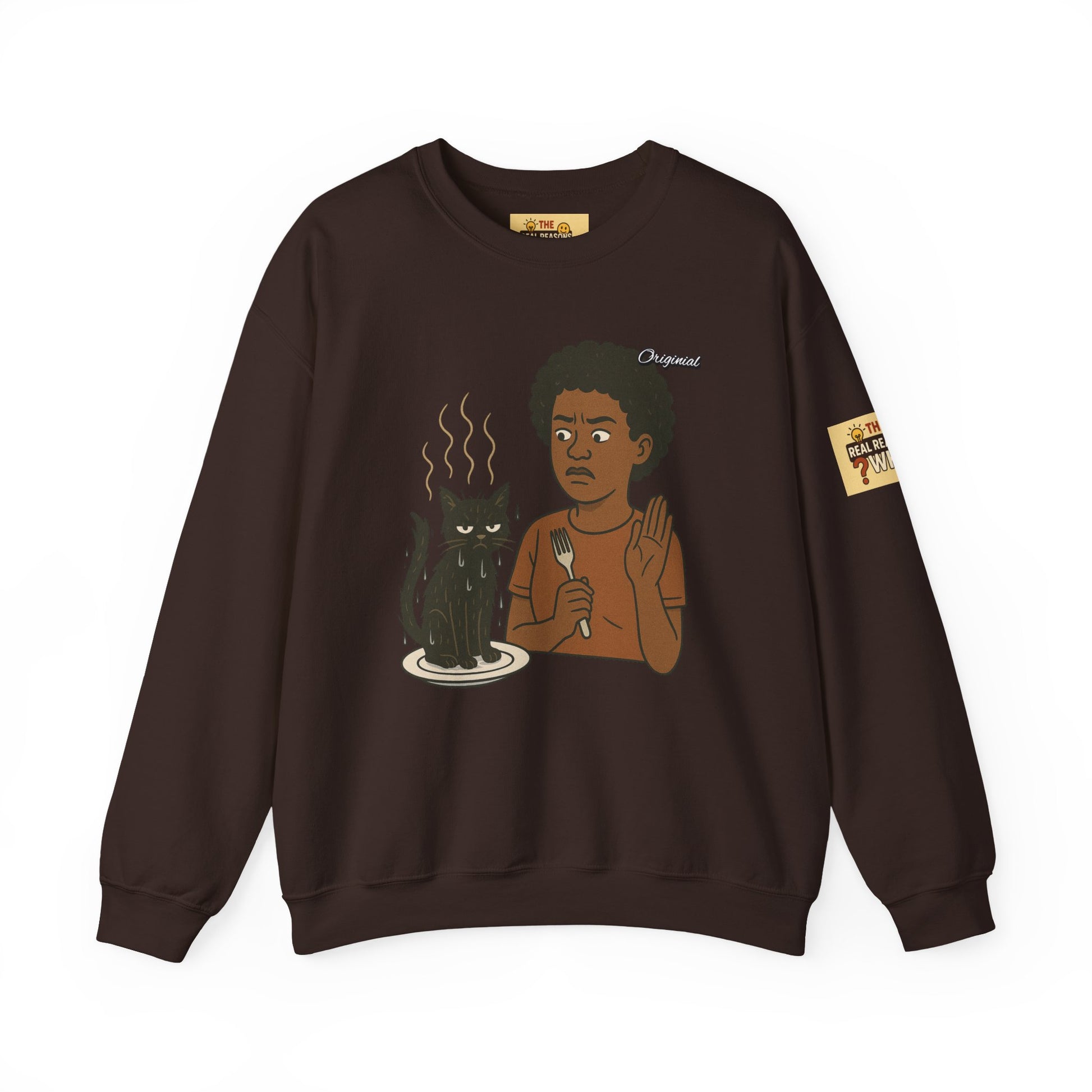Unisex Crewneck Sweatshirt - Official Merch : the REAL reason why Kittens don't get eaten in Springfield Ohio, USA #dangerouslife
