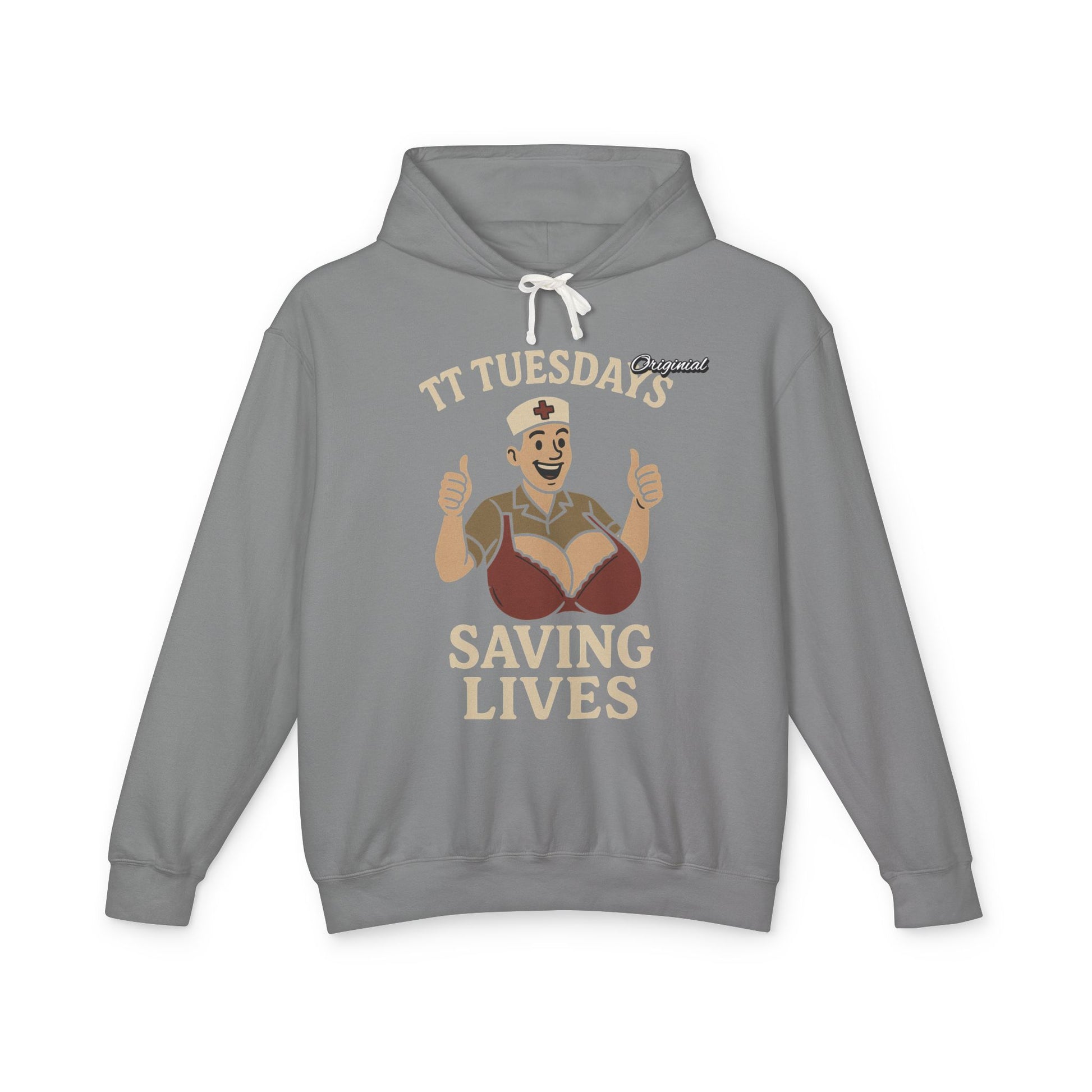 Unisex Lightweight Comfortable Hoodie - Official Merch : TT Tuesdays - Saving Lives