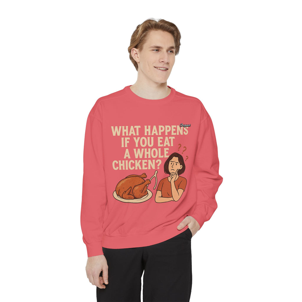 Unisex Sweatshirt - Official Merch : What Happens If You Eat a WHOLE Chicken