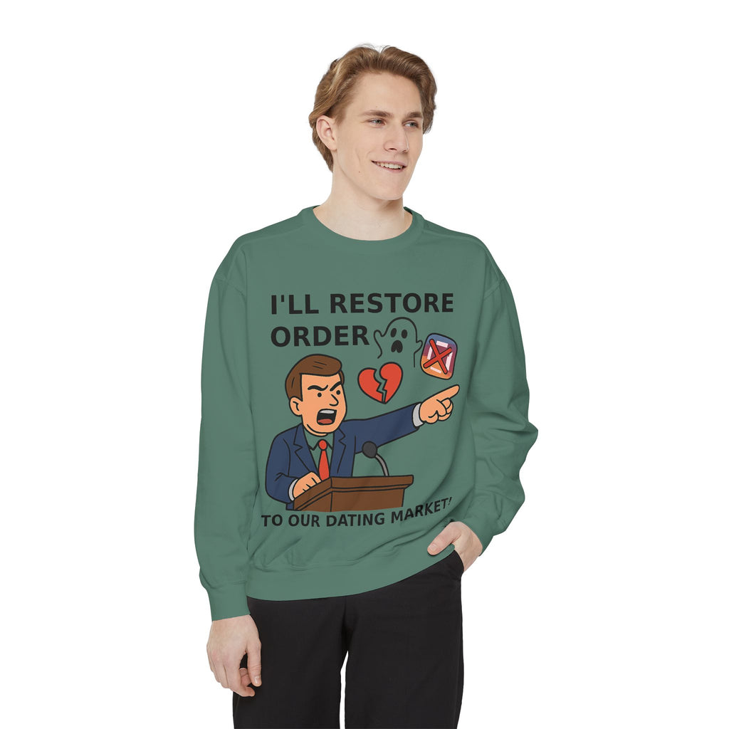 Unisex Sweatshirt - Official Merch : When I get Elected, I promise to END H**flation