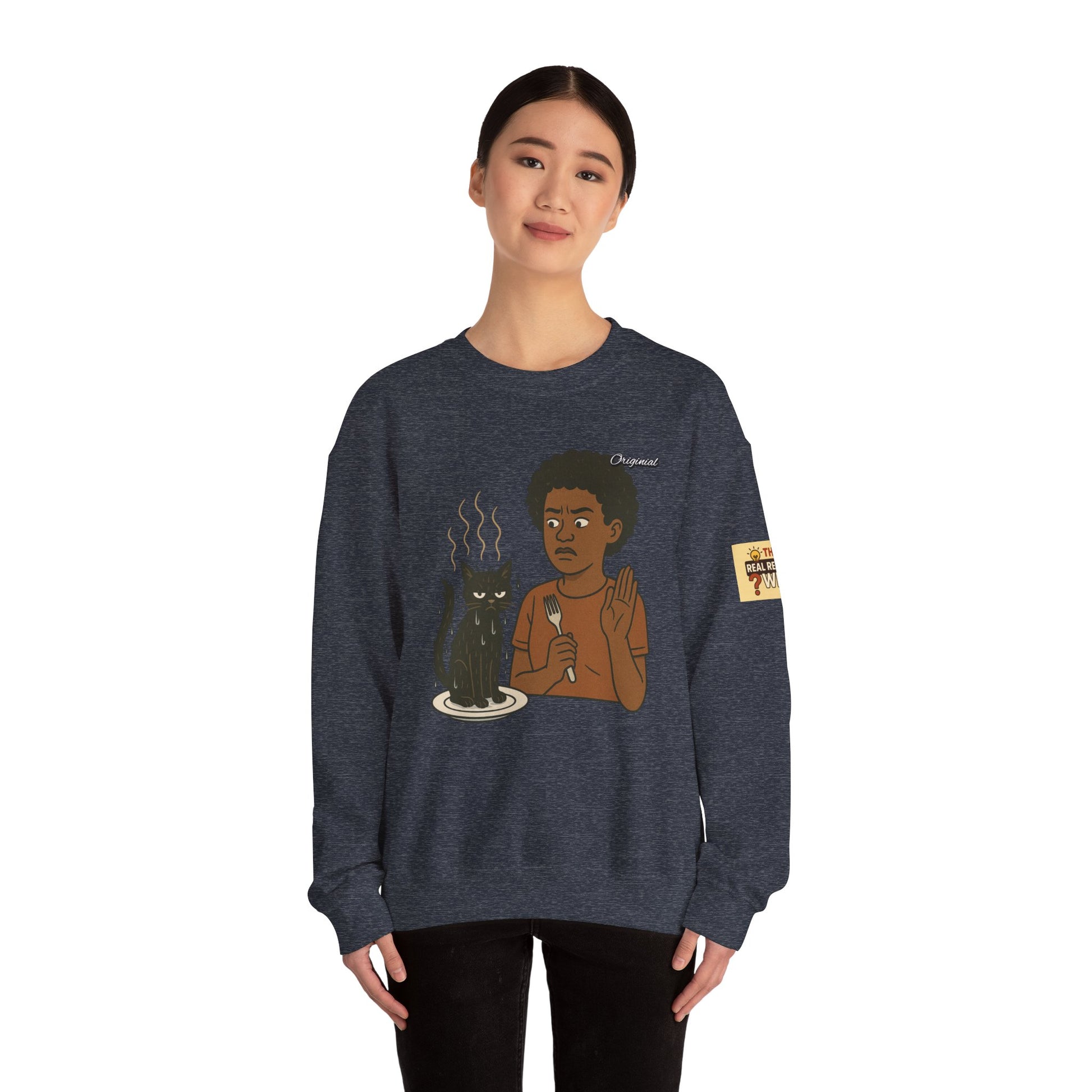 Unisex Crewneck Sweatshirt - Official Merch : the REAL reason why Kittens don't get eaten in Springfield Ohio, USA #dangerouslife