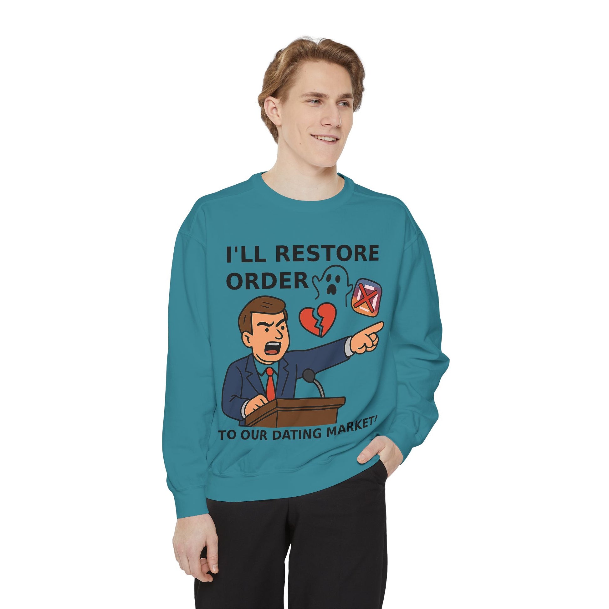 Unisex Sweatshirt - Official Merch : When I get Elected, I promise to END H**flation