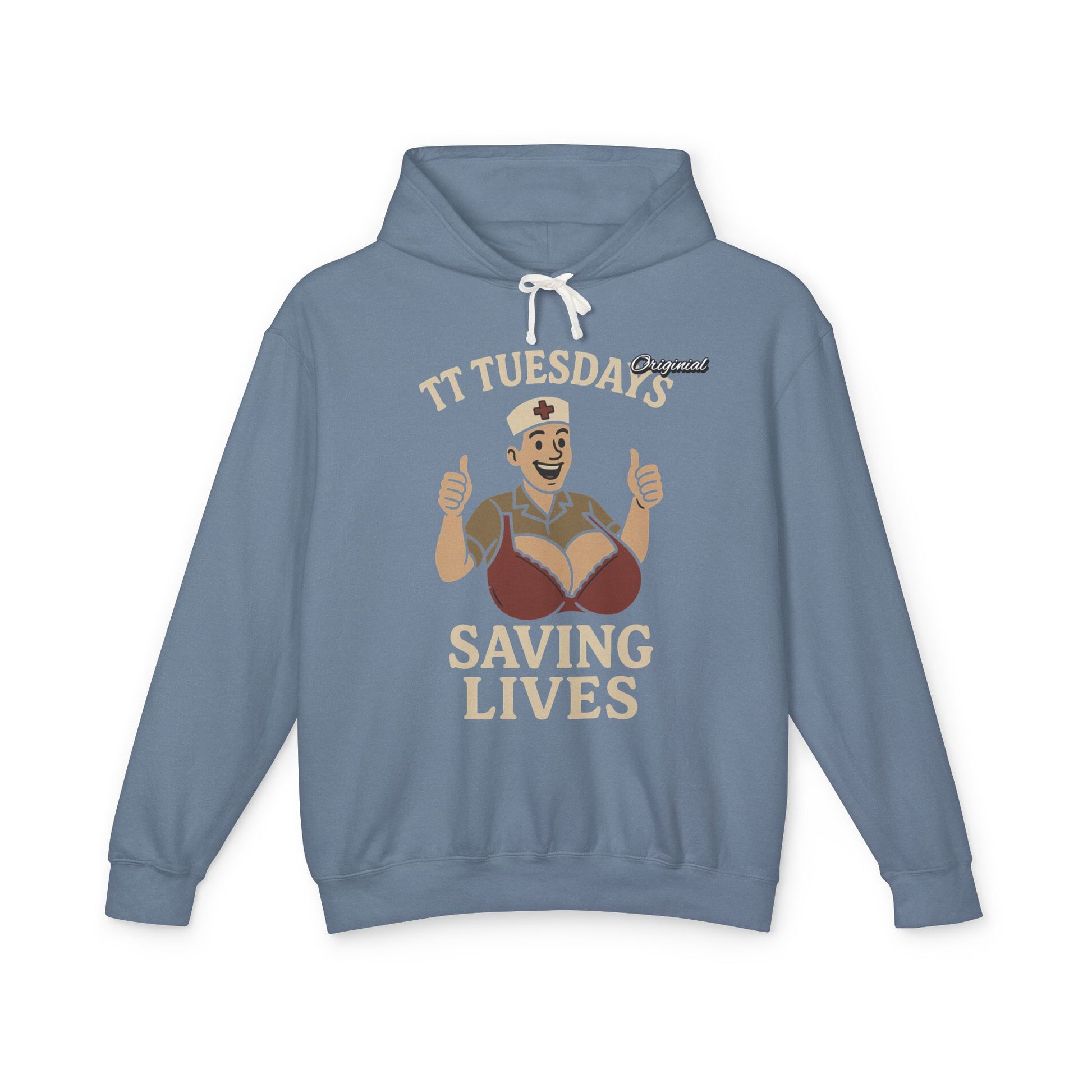 Unisex Lightweight Comfortable Hoodie - Official Merch : TT Tuesdays - Saving Lives