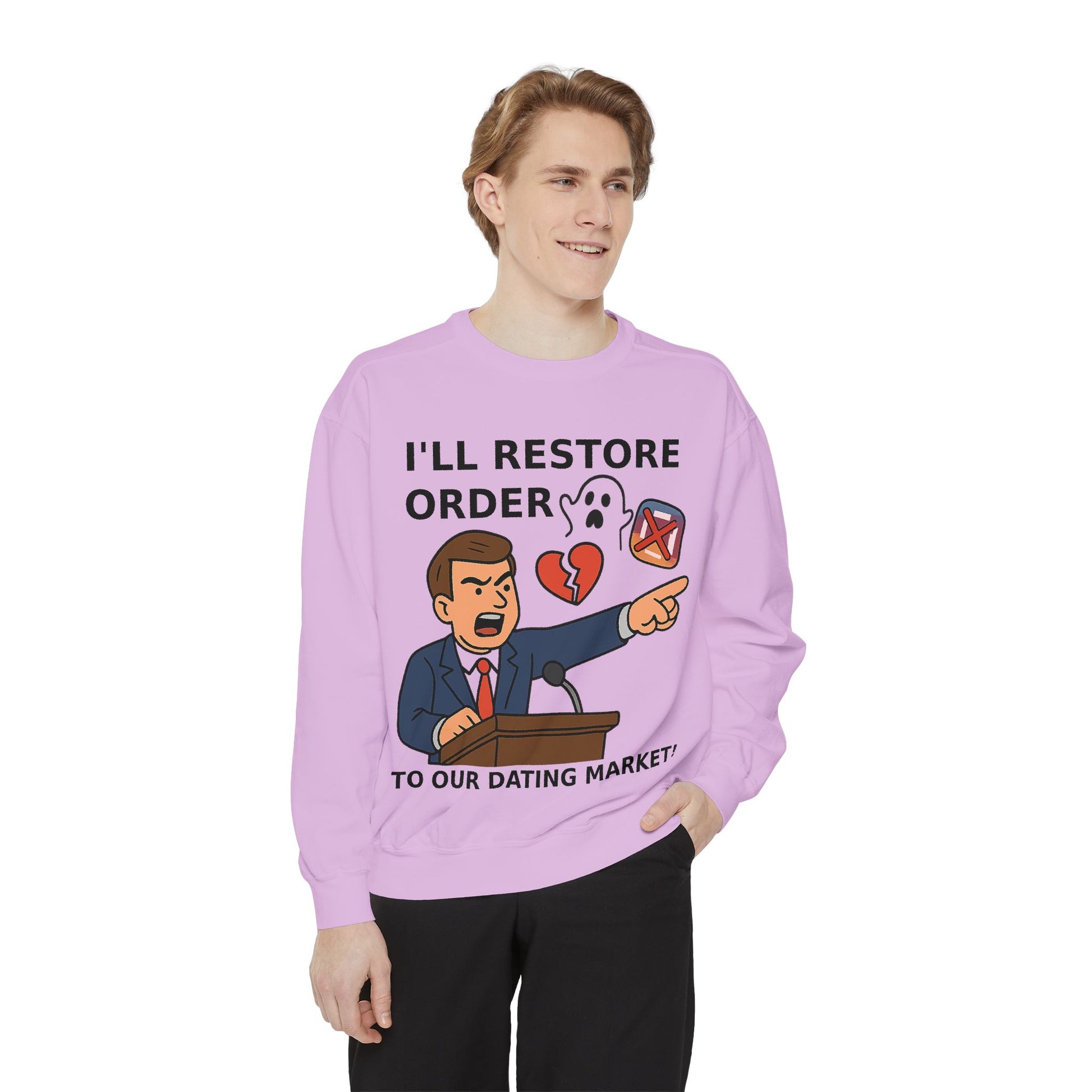 Unisex Sweatshirt - Official Merch : When I get Elected, I promise to END H**flation