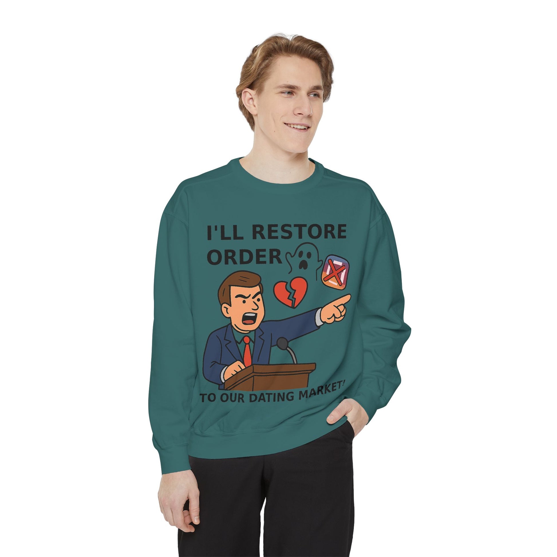 Unisex Sweatshirt - Official Merch : When I get Elected, I promise to END H**flation