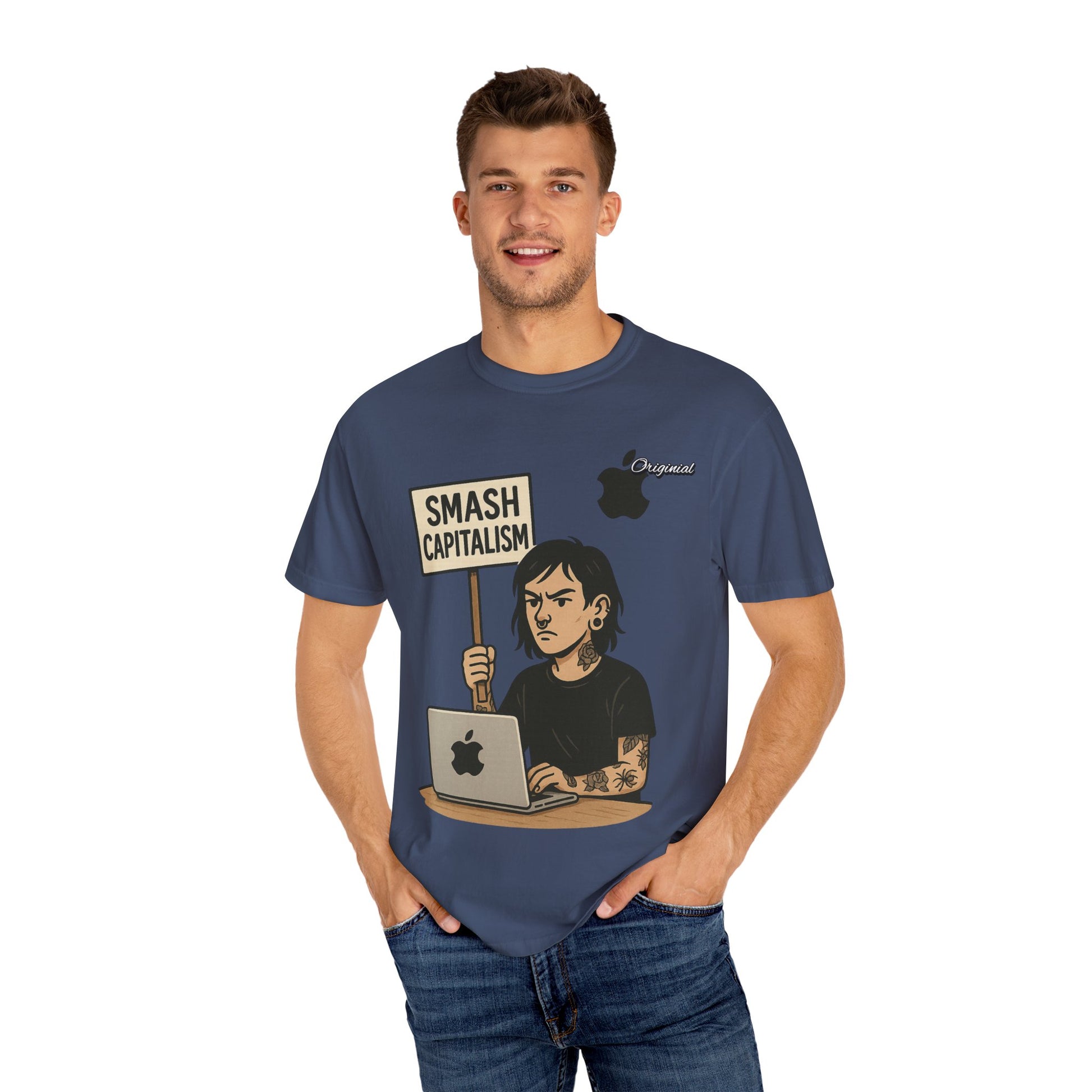 Unisex Graphic T-Shirt - Official Merch : Smash Capitalism - The Reason Why Your Hairdresser Ask for permission to touch you
