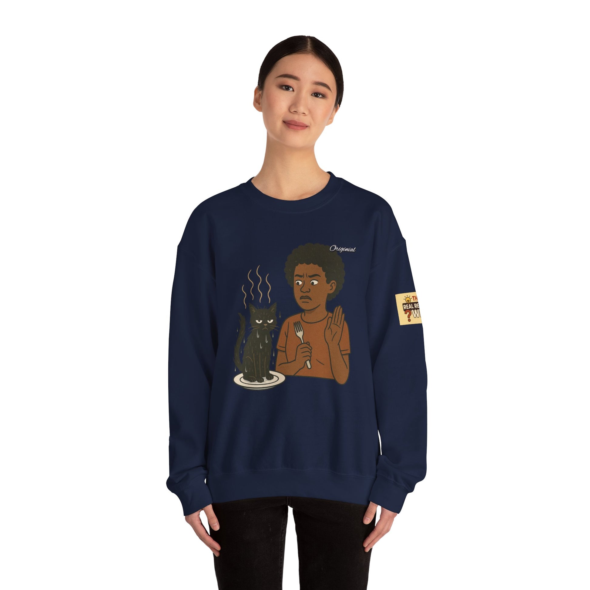 Unisex Crewneck Sweatshirt - Official Merch : the REAL reason why Kittens don't get eaten in Springfield Ohio, USA #dangerouslife