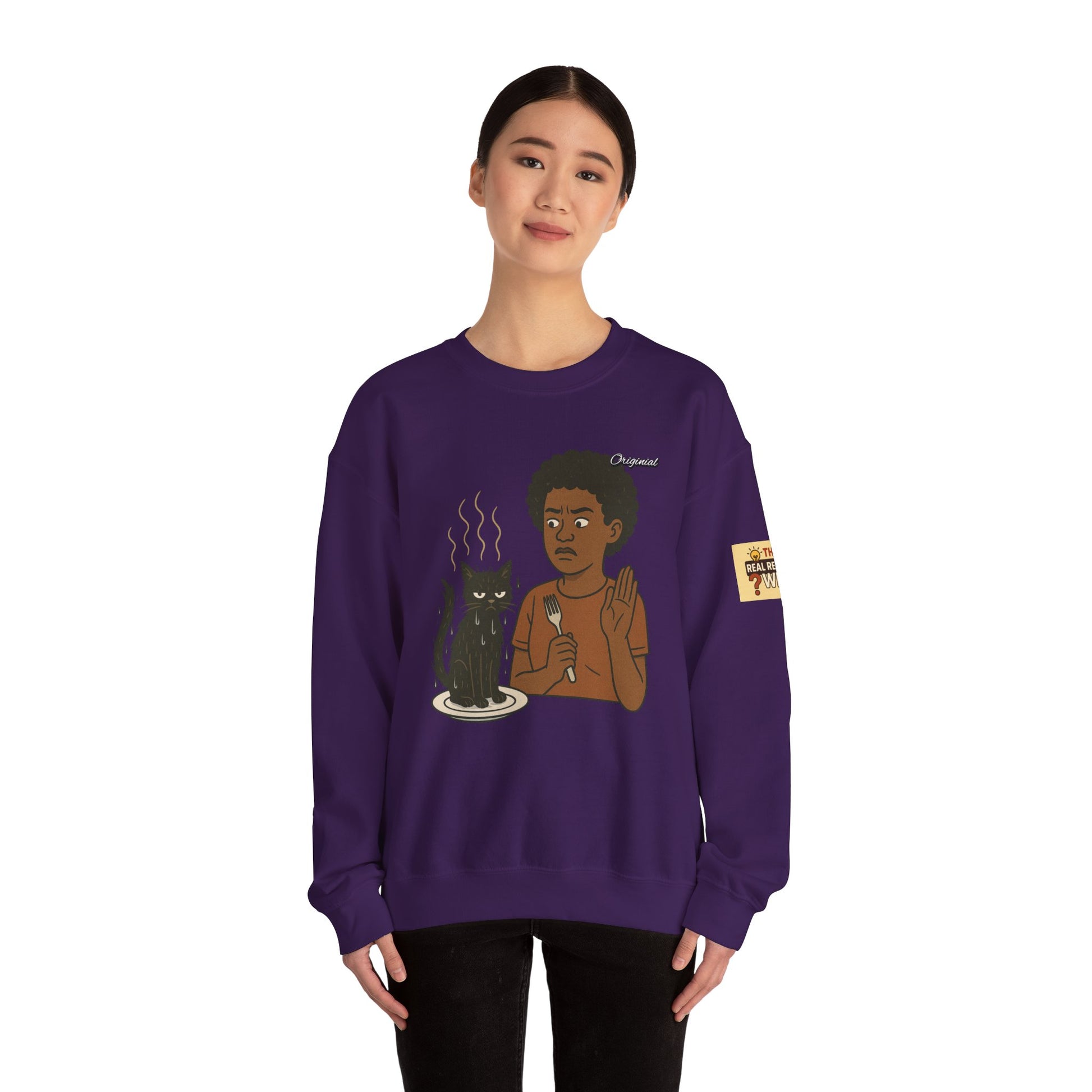 Unisex Crewneck Sweatshirt - Official Merch : the REAL reason why Kittens don't get eaten in Springfield Ohio, USA #dangerouslife