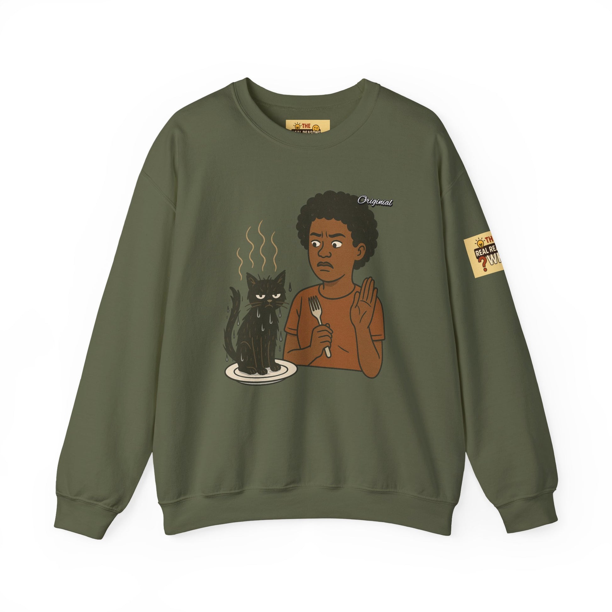 Unisex Crewneck Sweatshirt - Official Merch : the REAL reason why Kittens don't get eaten in Springfield Ohio, USA #dangerouslife
