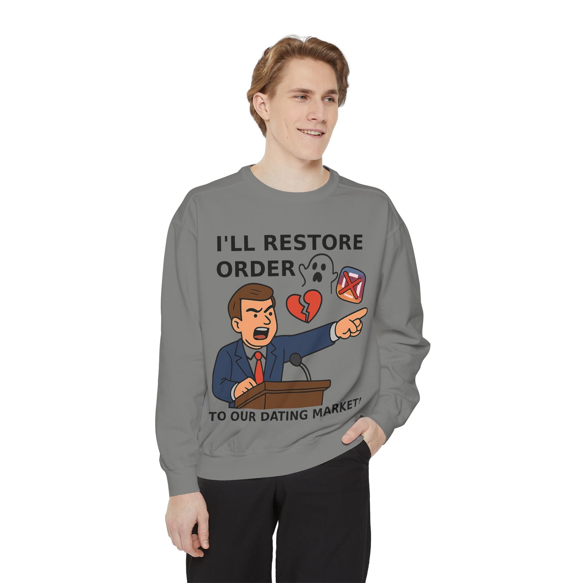 Unisex Sweatshirt - Official Merch : When I get Elected, I promise to END H**flation