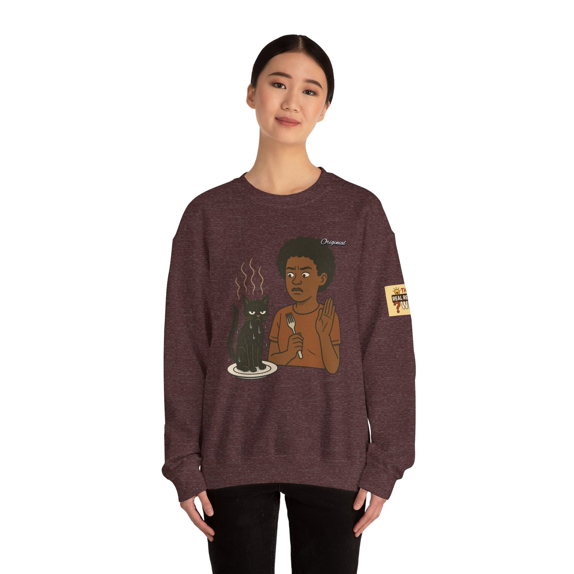 Unisex Crewneck Sweatshirt - Official Merch : the REAL reason why Kittens don't get eaten in Springfield Ohio, USA #dangerouslife