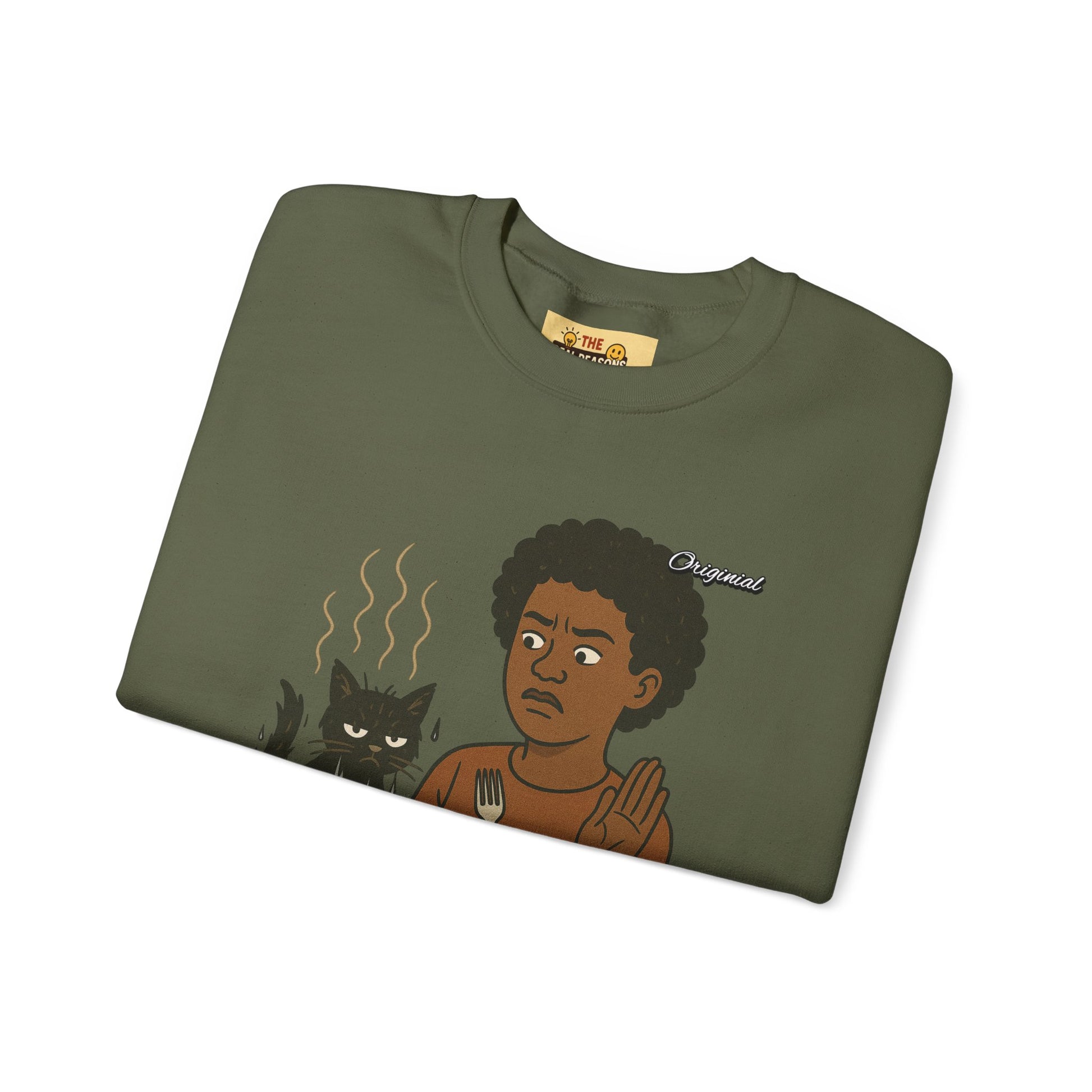 Unisex Crewneck Sweatshirt - Official Merch : the REAL reason why Kittens don't get eaten in Springfield Ohio, USA #dangerouslife