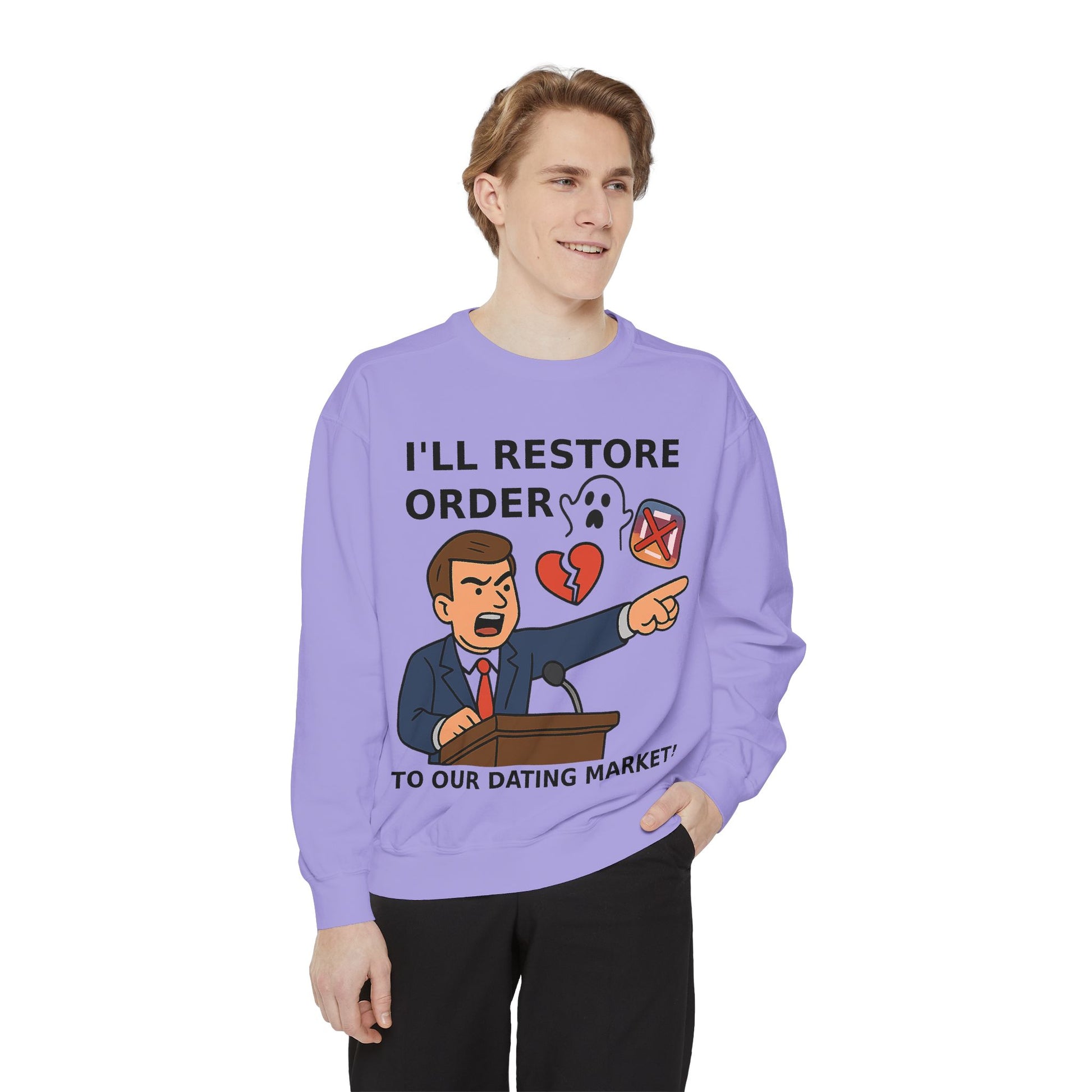 Unisex Sweatshirt - Official Merch : When I get Elected, I promise to END H**flation