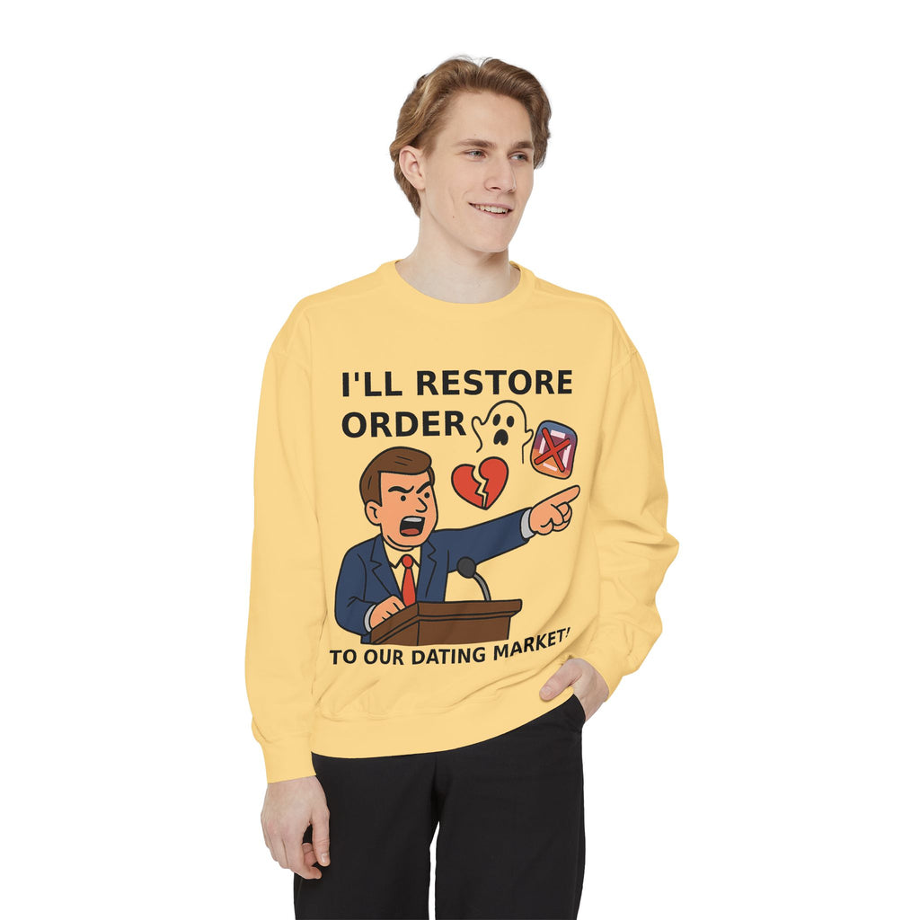 Unisex Sweatshirt - Official Merch : When I get Elected, I promise to END H**flation