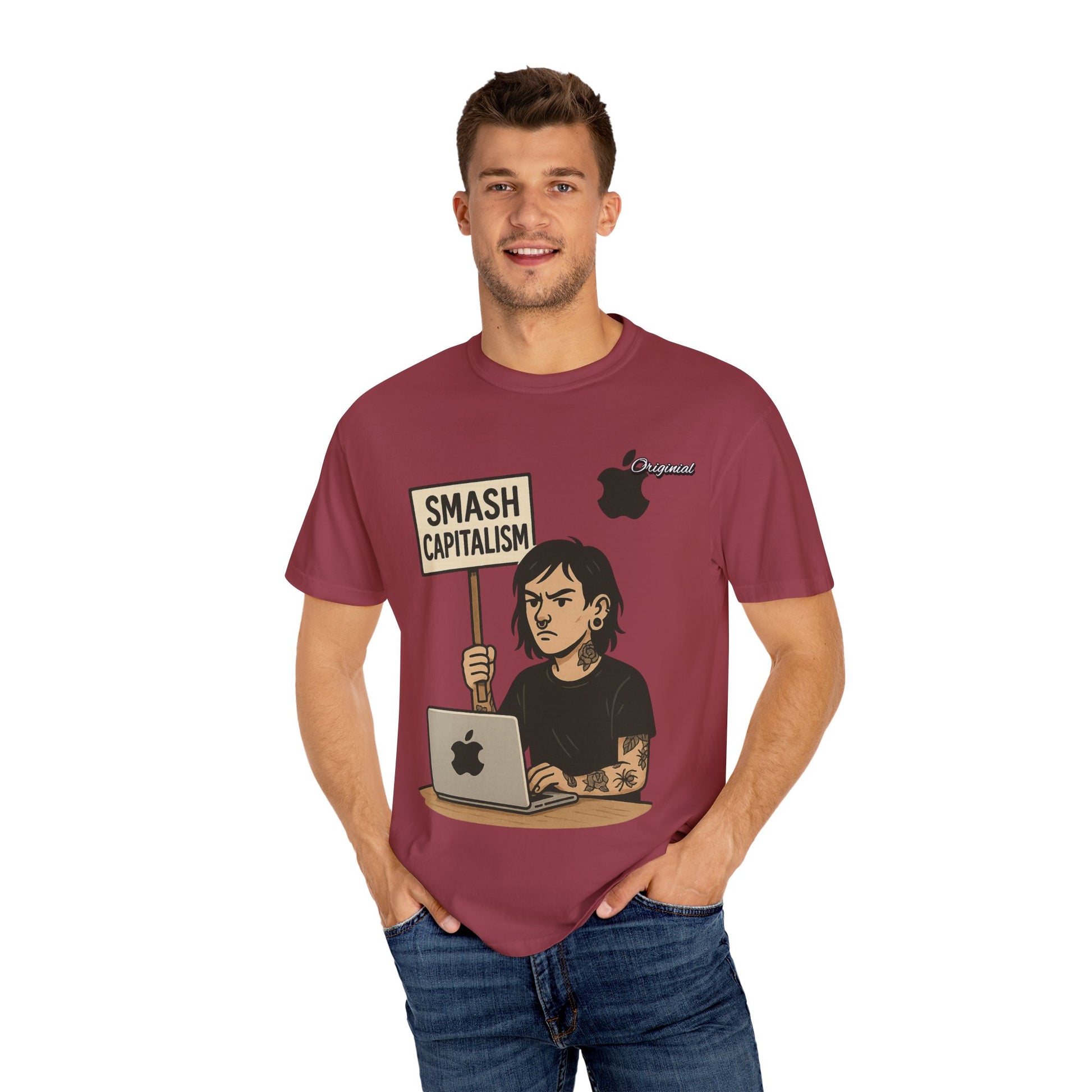 Unisex Graphic T-Shirt - Official Merch : Smash Capitalism - The Reason Why Your Hairdresser Ask for permission to touch you