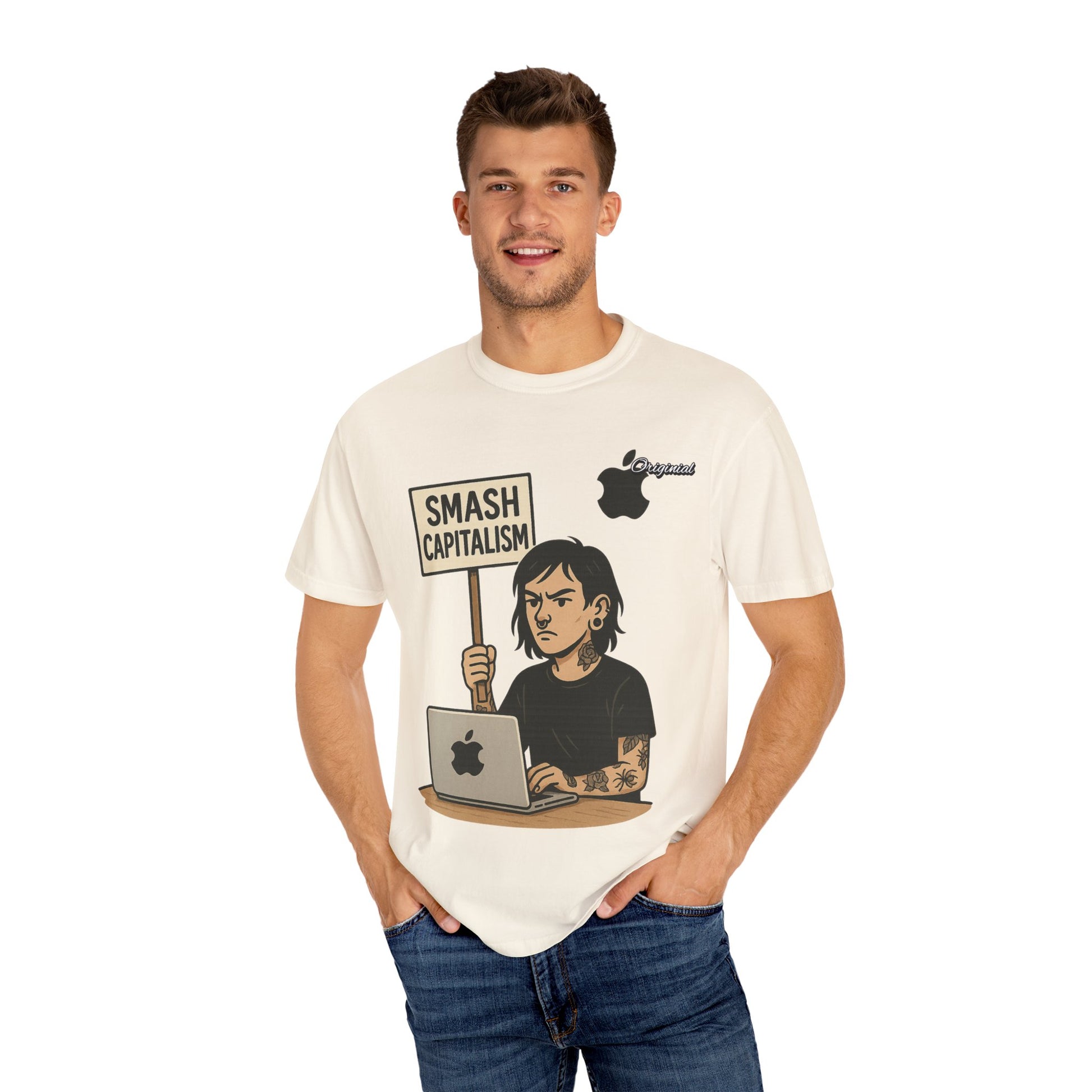 Unisex Graphic T-Shirt - Official Merch : Smash Capitalism - The Reason Why Your Hairdresser Ask for permission to touch you