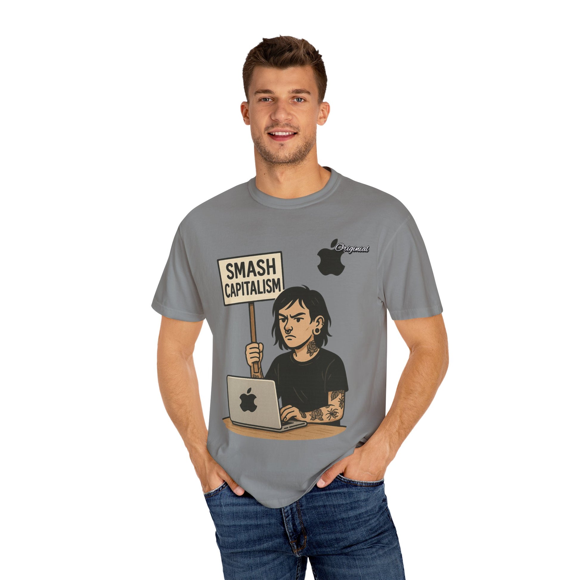 Unisex Graphic T-Shirt - Official Merch : Smash Capitalism - The Reason Why Your Hairdresser Ask for permission to touch you