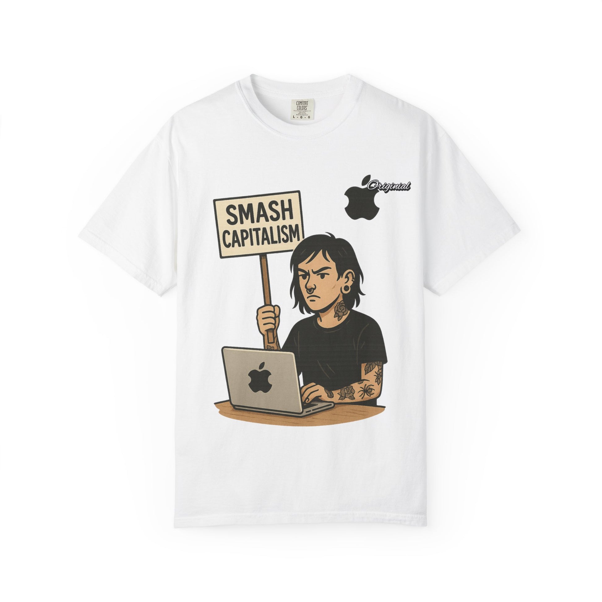 Unisex Graphic T-Shirt - Official Merch : Smash Capitalism - The Reason Why Your Hairdresser Ask for permission to touch you