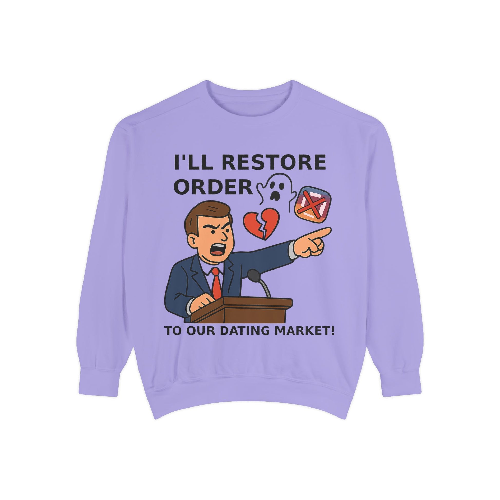 Unisex Sweatshirt - Official Merch : When I get Elected, I promise to END H**flation