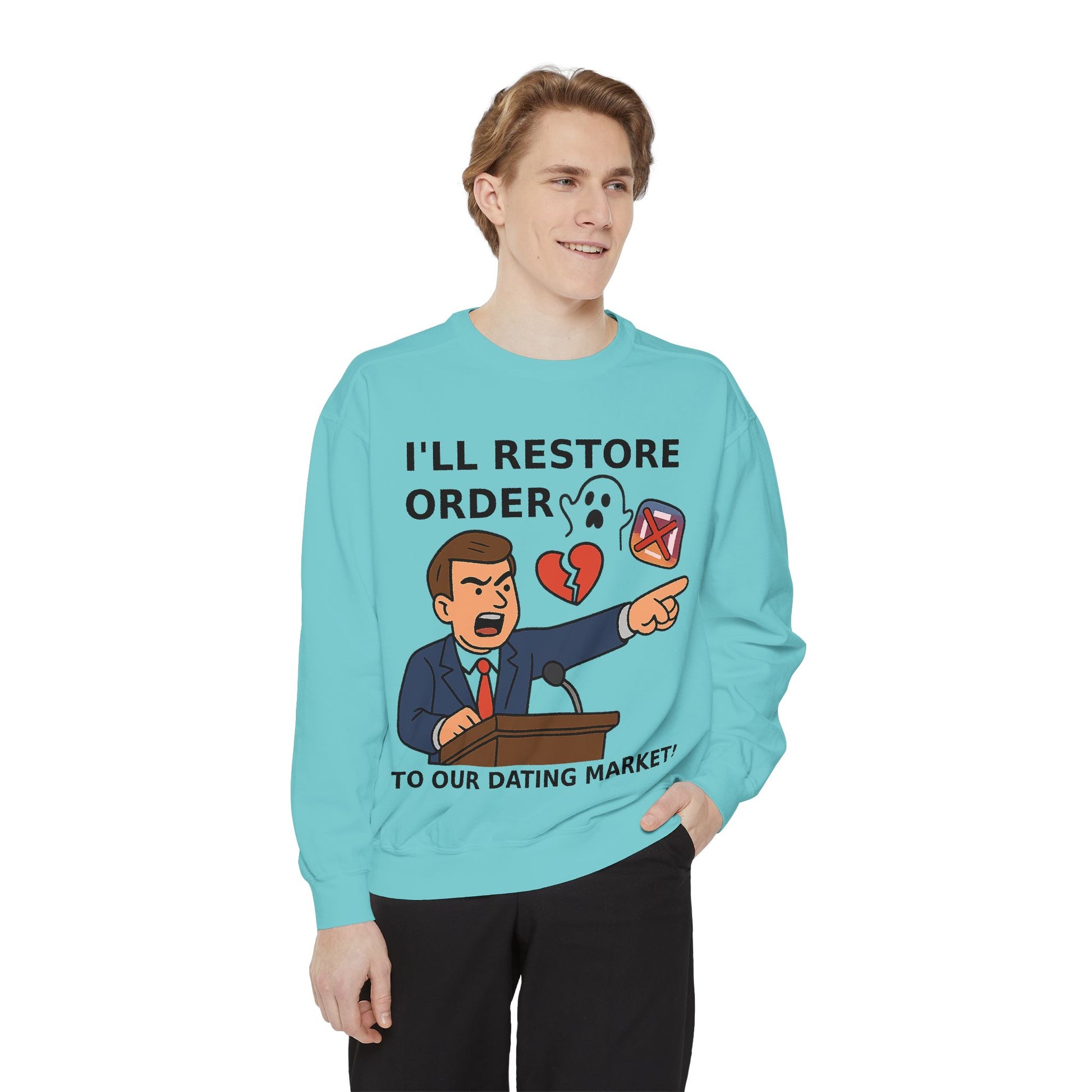 Unisex Sweatshirt - Official Merch : When I get Elected, I promise to END H**flation