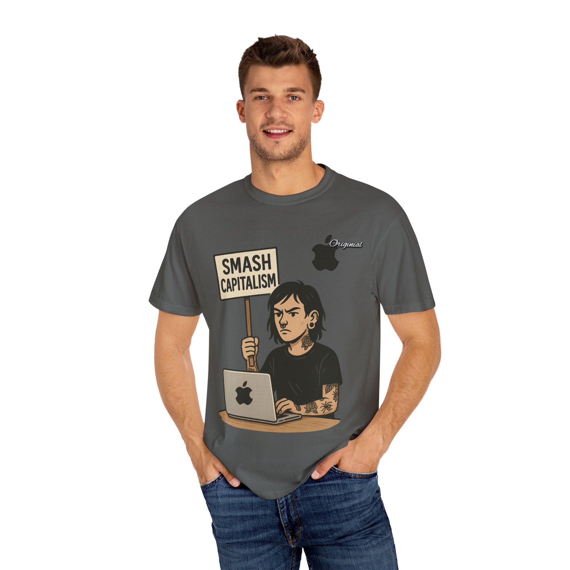 Unisex Graphic T-Shirt - Official Merch : Smash Capitalism - The Reason Why Your Hairdresser Ask for permission to touch you