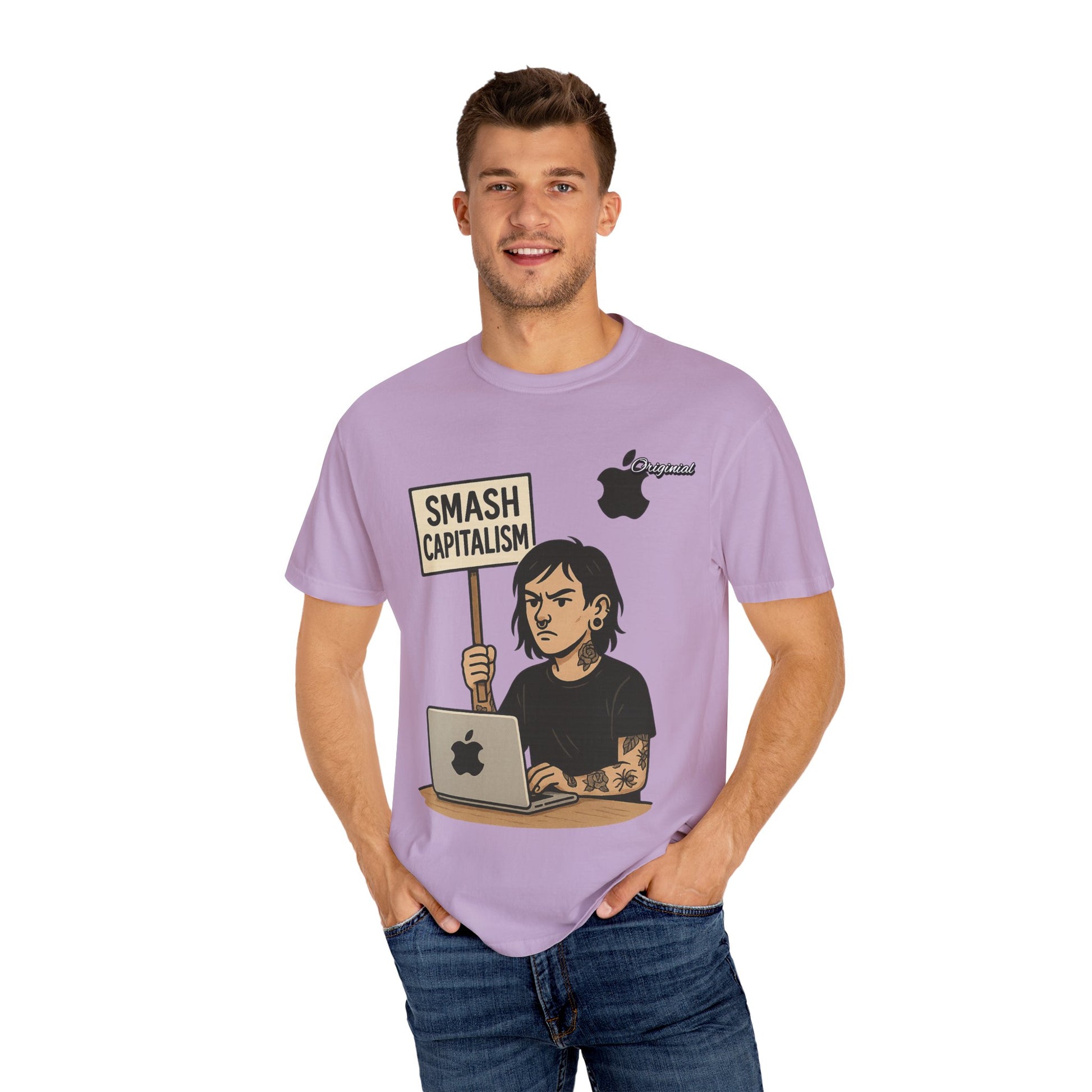 Unisex Graphic T-Shirt - Official Merch : Smash Capitalism - The Reason Why Your Hairdresser Ask for permission to touch you
