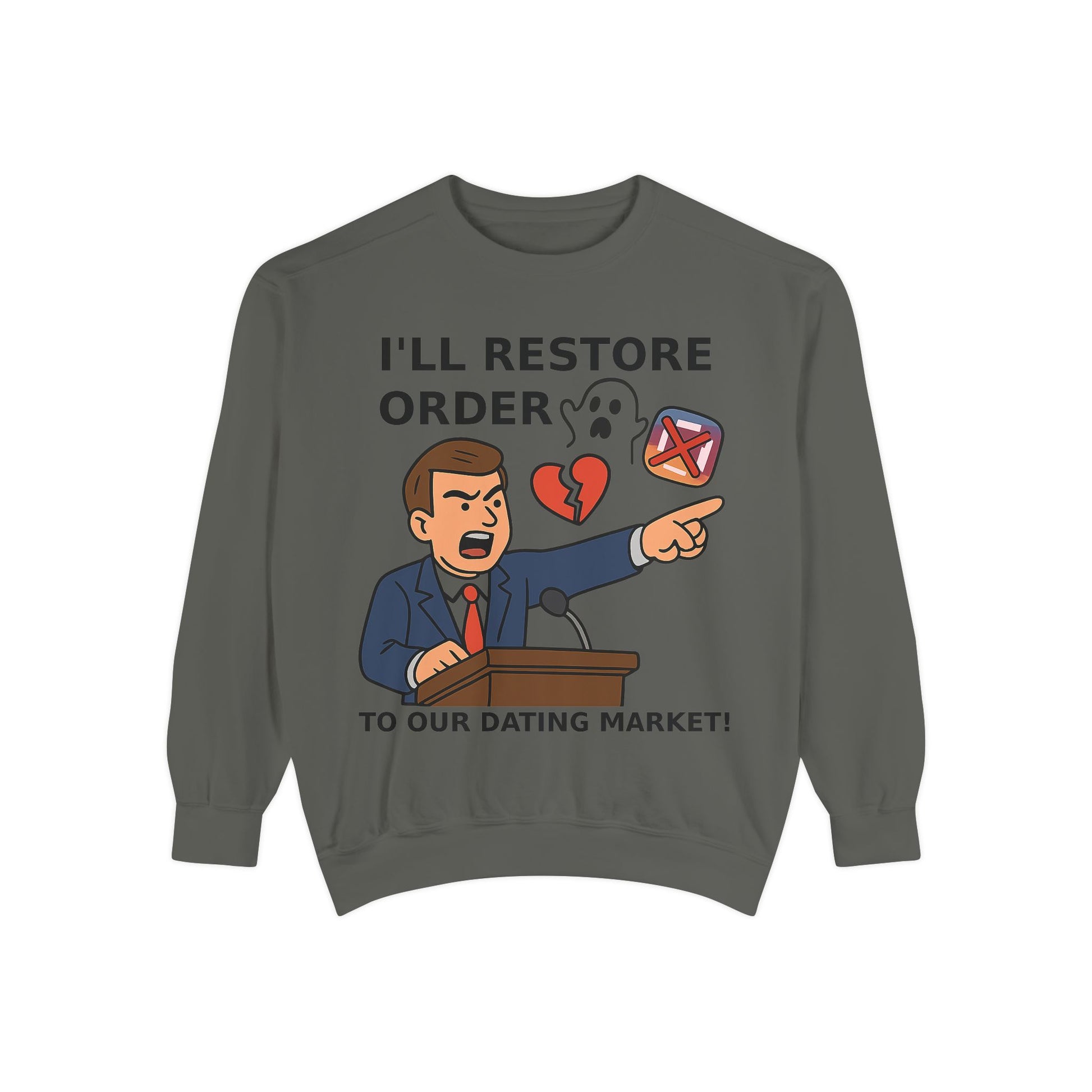 Unisex Sweatshirt - Official Merch : When I get Elected, I promise to END H**flation