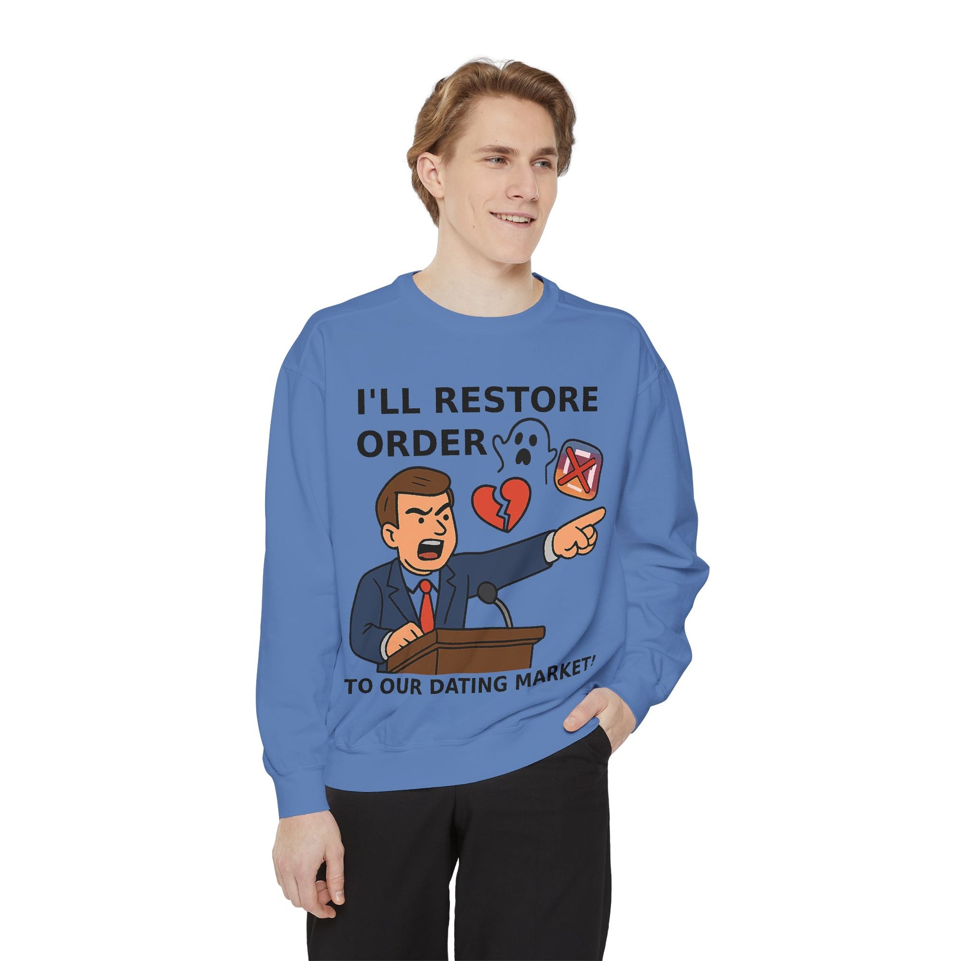 Unisex Sweatshirt - Official Merch : When I get Elected, I promise to END H**flation