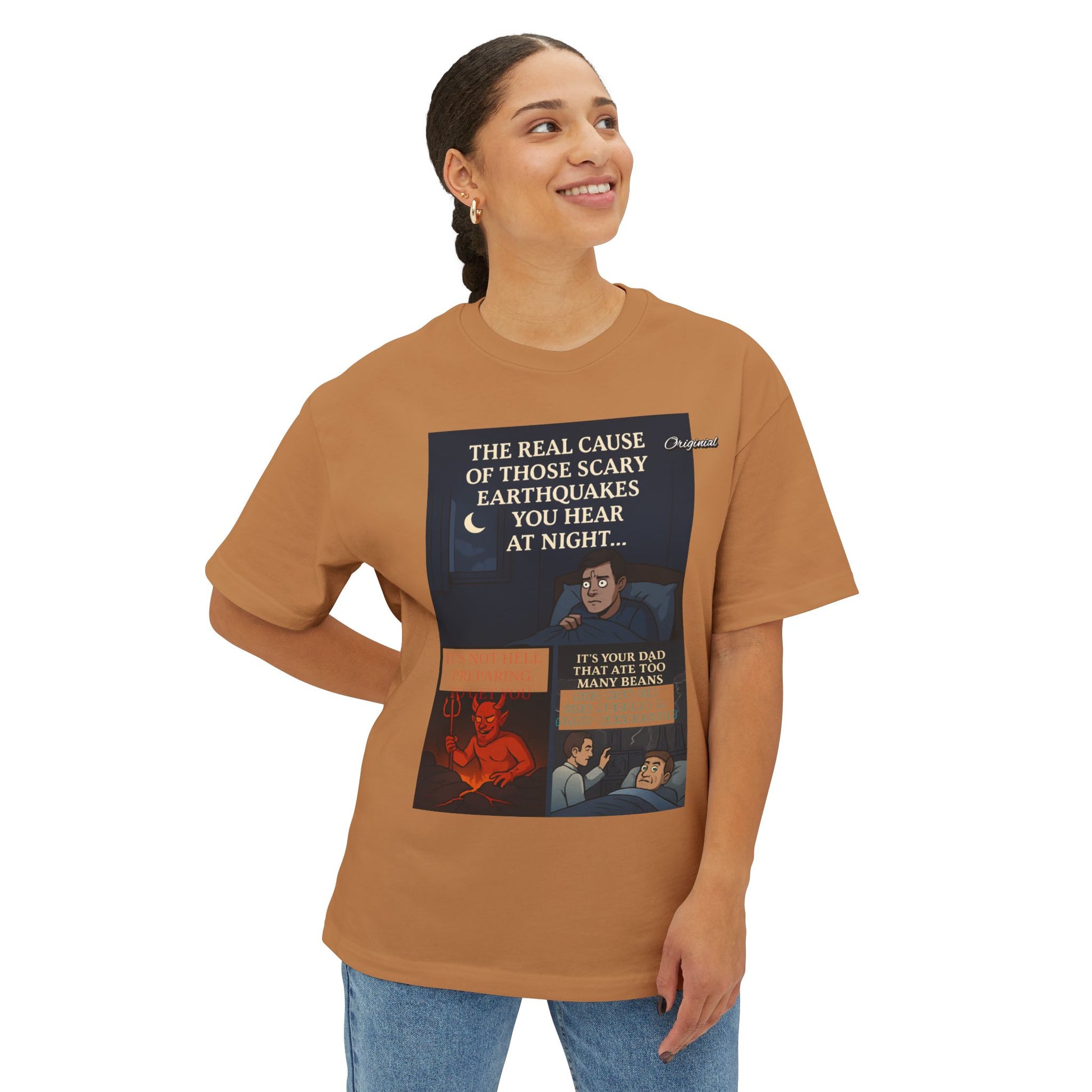 Unisex T-Shirt - Official Merch : The REAL cause of those scary Earthquakes you hear at night…