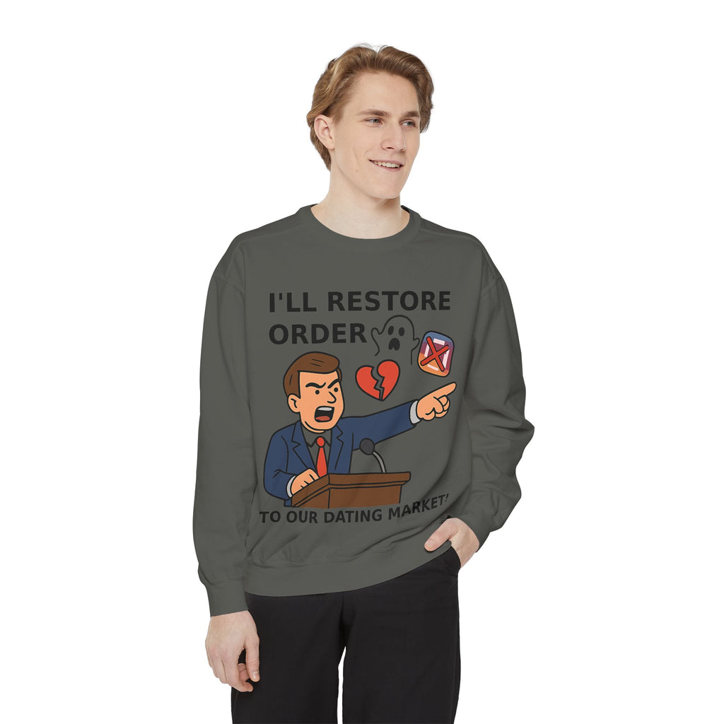 Unisex Sweatshirt - Official Merch : When I get Elected, I promise to END H**flation