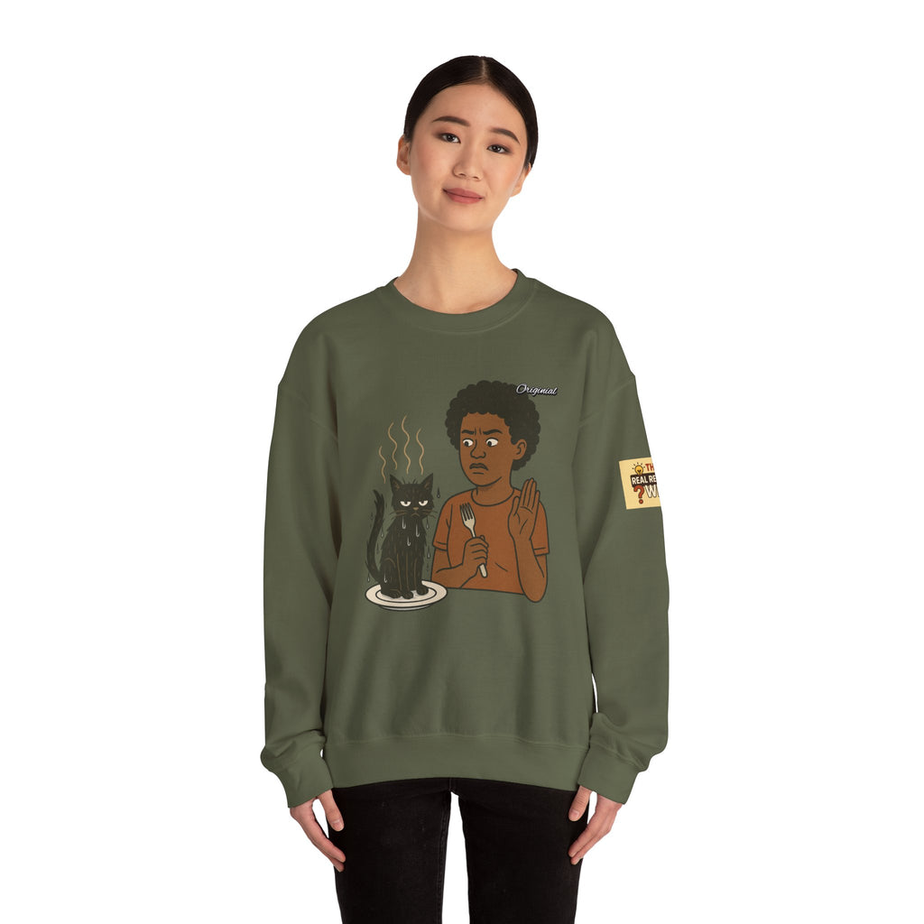 Unisex Crewneck Sweatshirt - Official Merch : the REAL reason why Kittens don't get eaten in Springfield Ohio, USA #dangerouslife