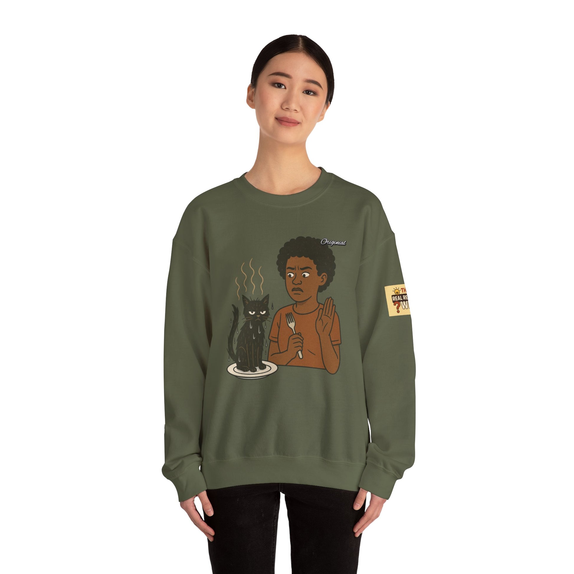 Unisex Crewneck Sweatshirt - Official Merch : the REAL reason why Kittens don't get eaten in Springfield Ohio, USA #dangerouslife