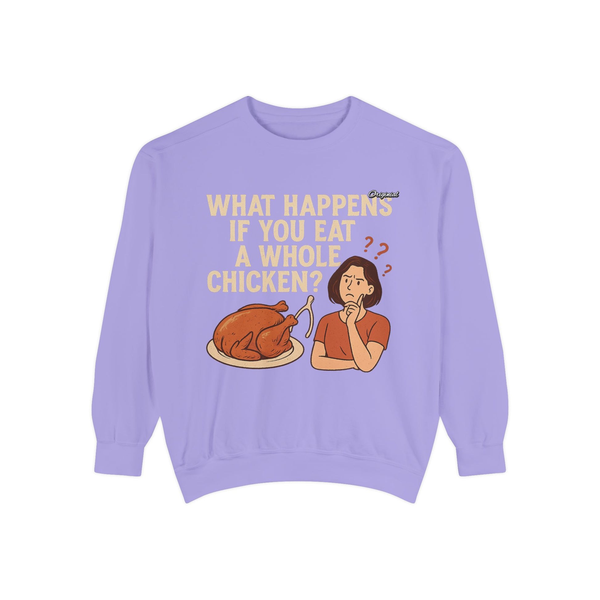 Unisex Sweatshirt - Official Merch : What Happens If You Eat a WHOLE Chicken