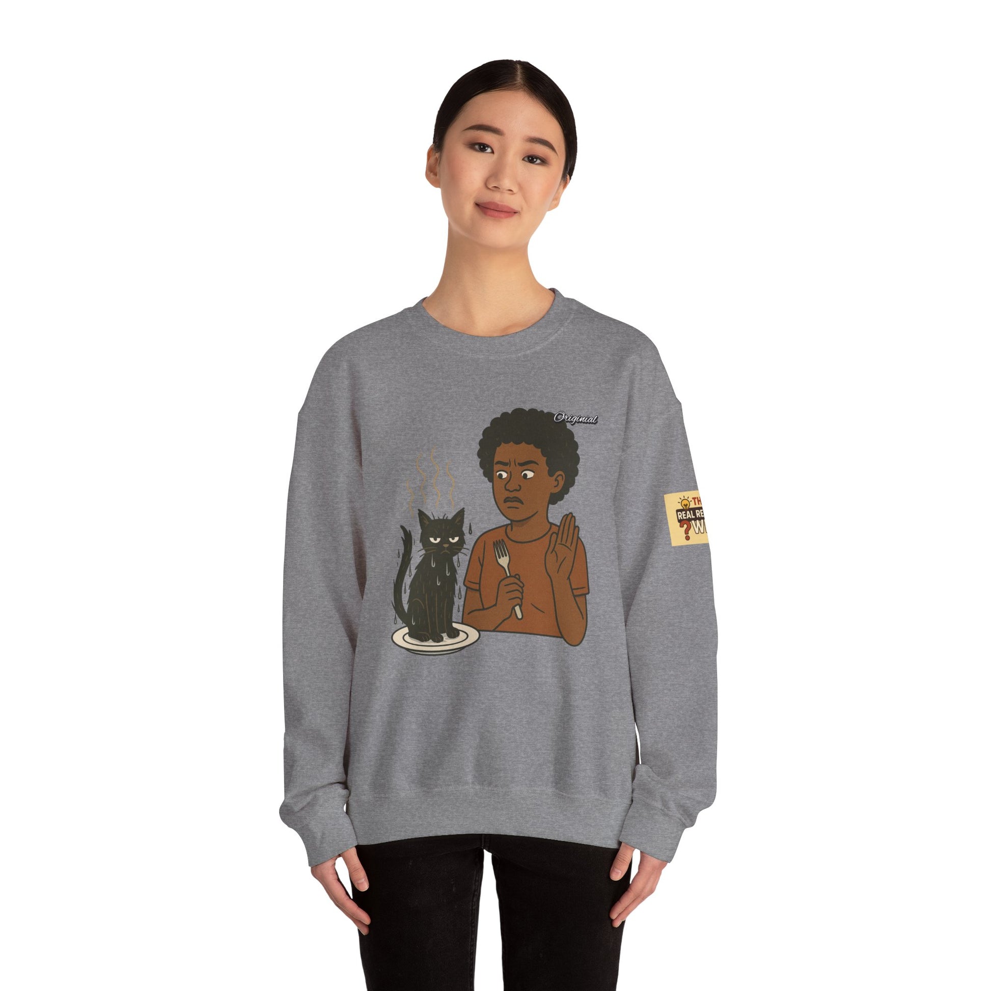Unisex Crewneck Sweatshirt - Official Merch : the REAL reason why Kittens don't get eaten in Springfield Ohio, USA #dangerouslife