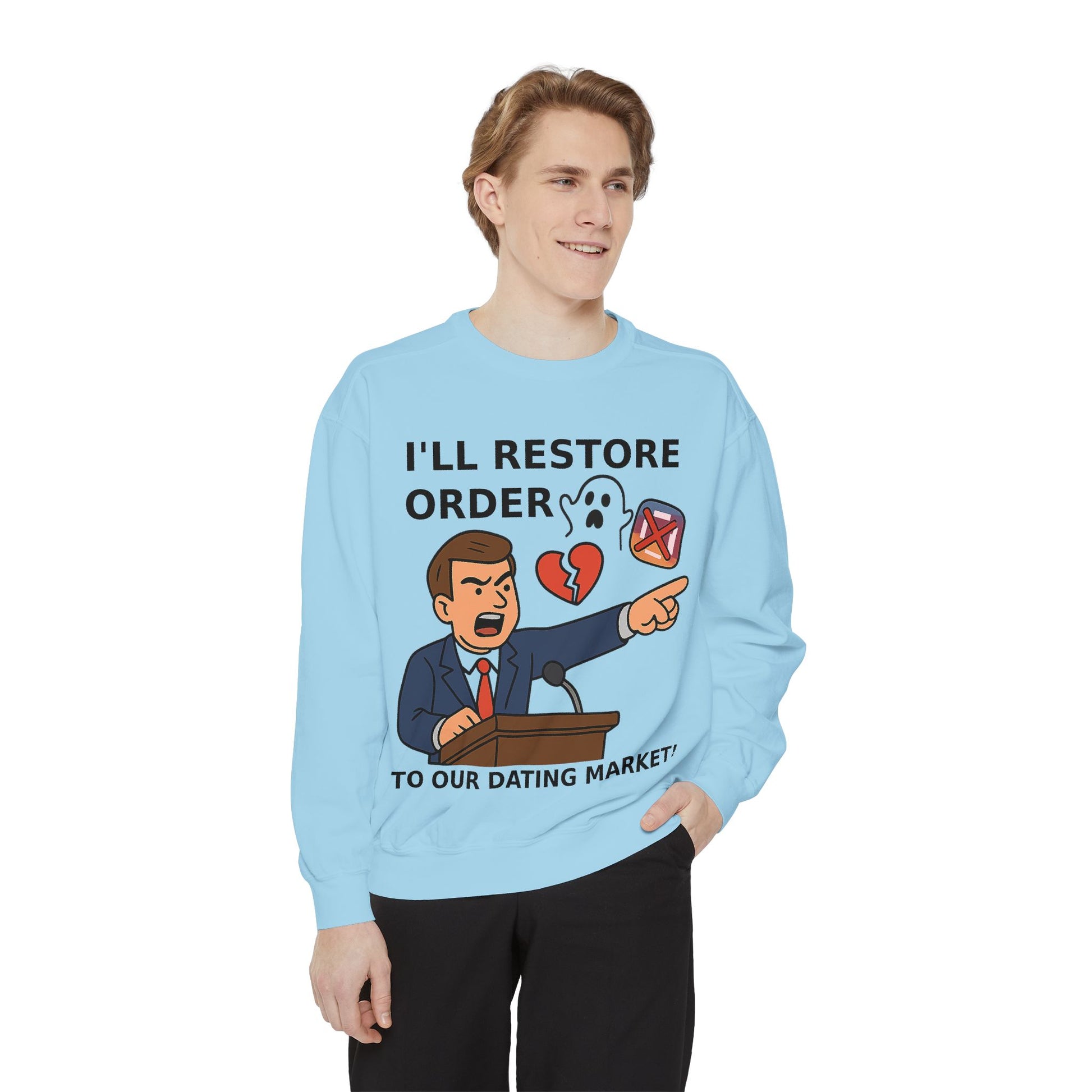Unisex Sweatshirt - Official Merch : When I get Elected, I promise to END H**flation