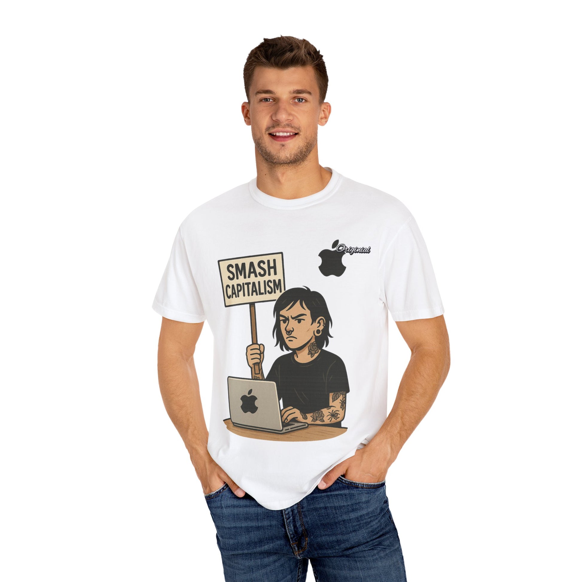 Unisex Graphic T-Shirt - Official Merch : Smash Capitalism - The Reason Why Your Hairdresser Ask for permission to touch you