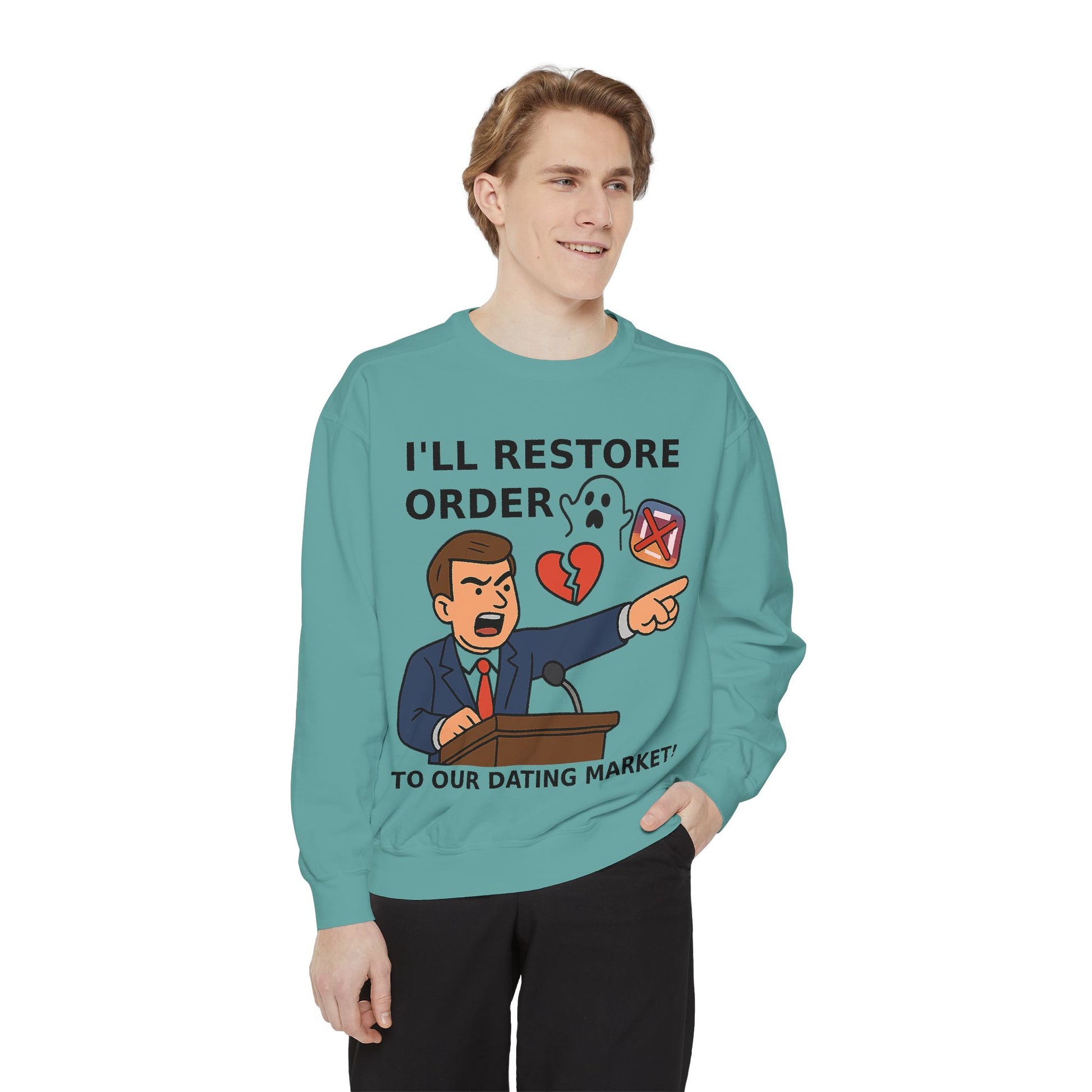 Unisex Sweatshirt - Official Merch : When I get Elected, I promise to END H**flation
