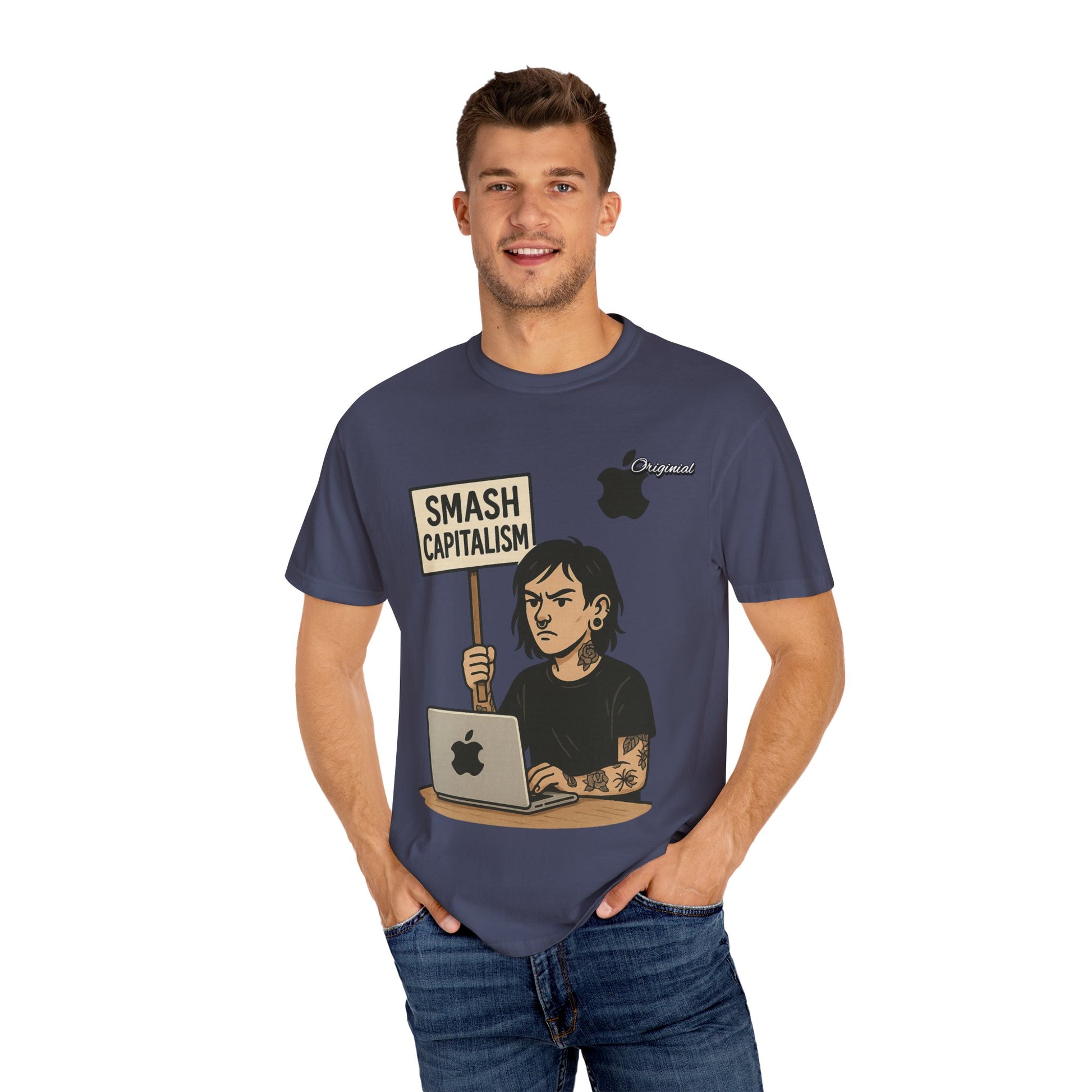 Unisex Graphic T-Shirt - Official Merch : Smash Capitalism - The Reason Why Your Hairdresser Ask for permission to touch you