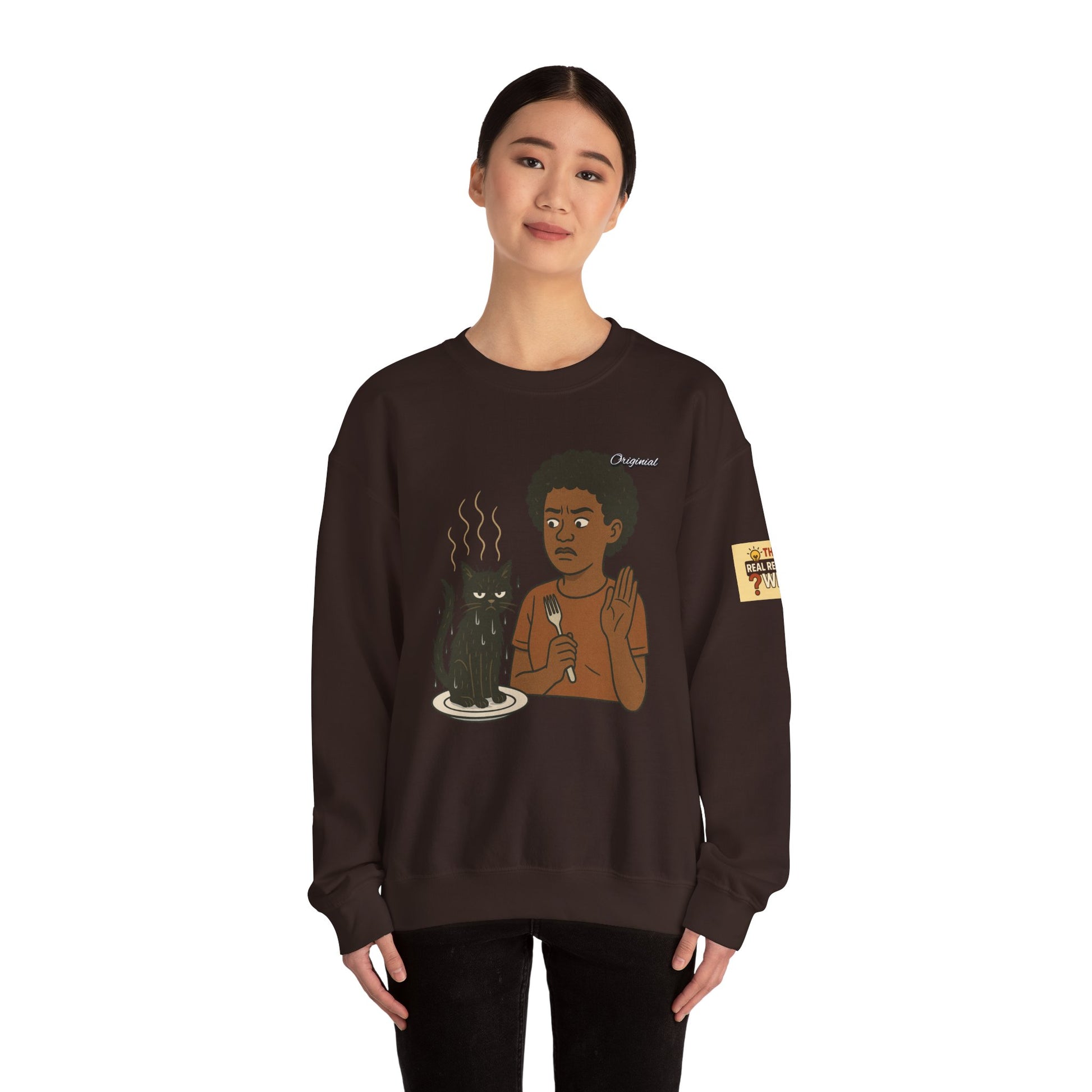 Unisex Crewneck Sweatshirt - Official Merch : the REAL reason why Kittens don't get eaten in Springfield Ohio, USA #dangerouslife