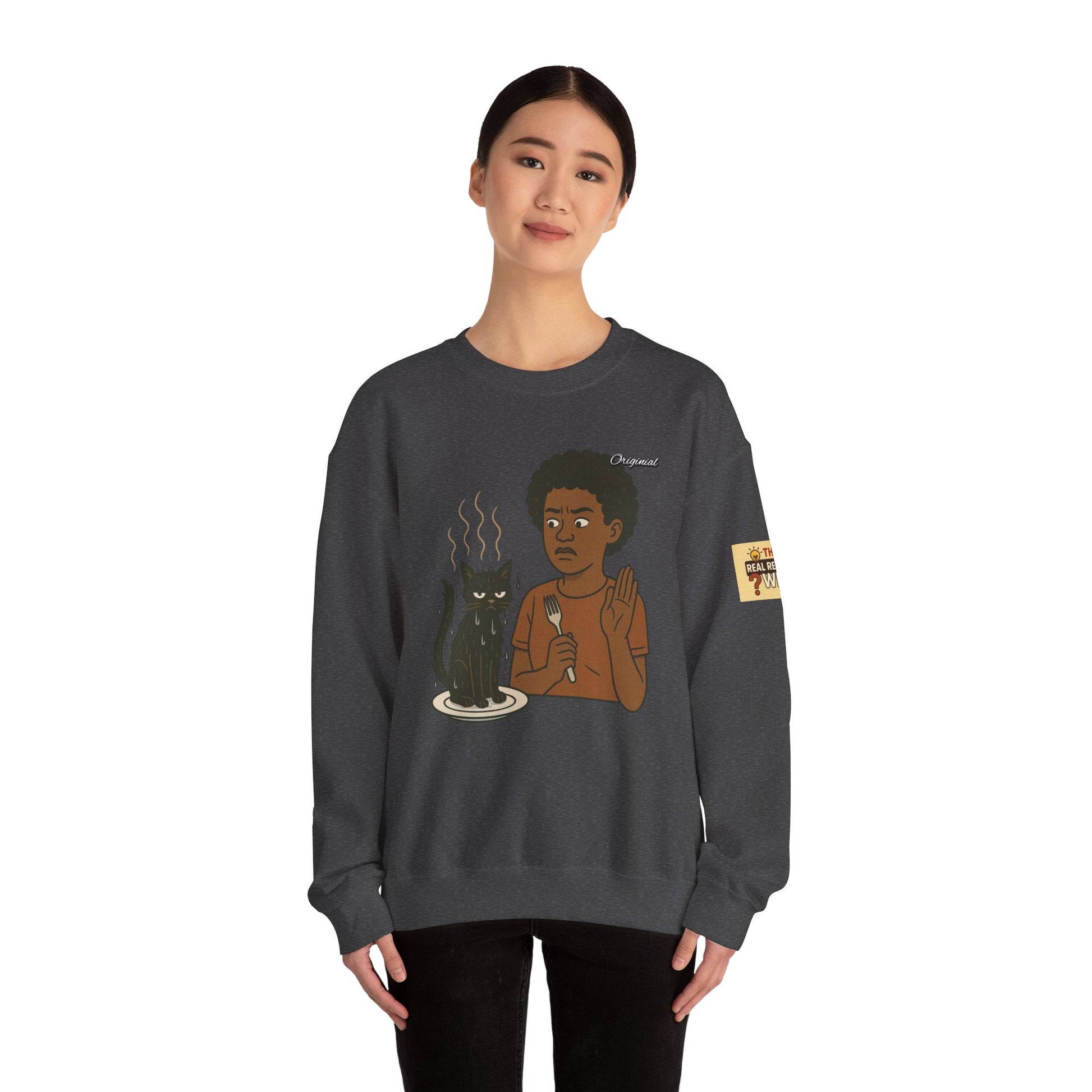 Unisex Crewneck Sweatshirt - Official Merch : the REAL reason why Kittens don't get eaten in Springfield Ohio, USA #dangerouslife