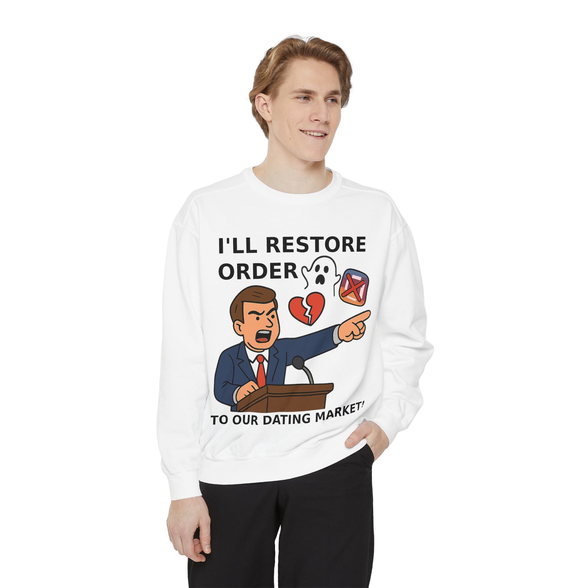 Unisex Sweatshirt - Official Merch : When I get Elected, I promise to END H**flation