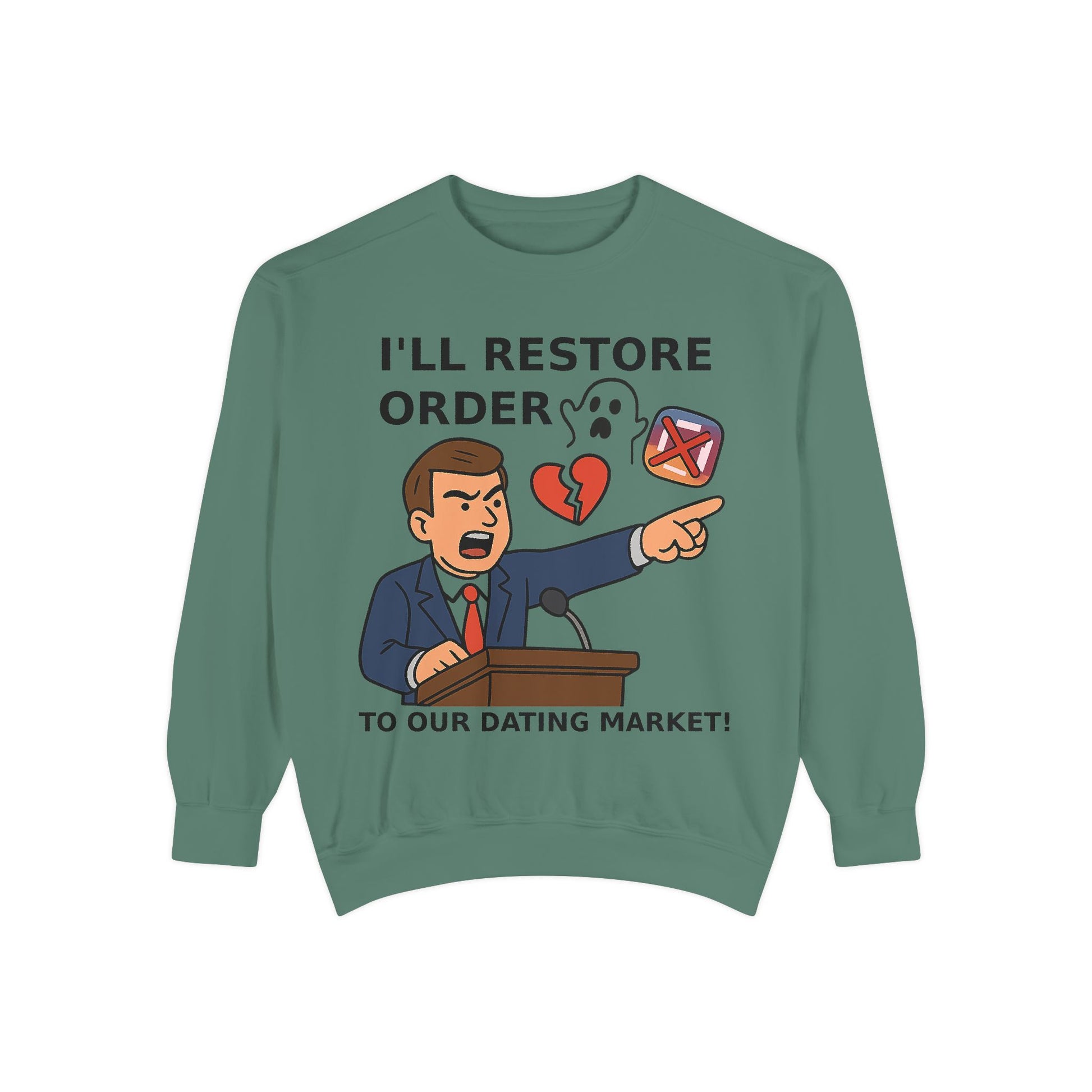 Unisex Sweatshirt - Official Merch : When I get Elected, I promise to END H**flation