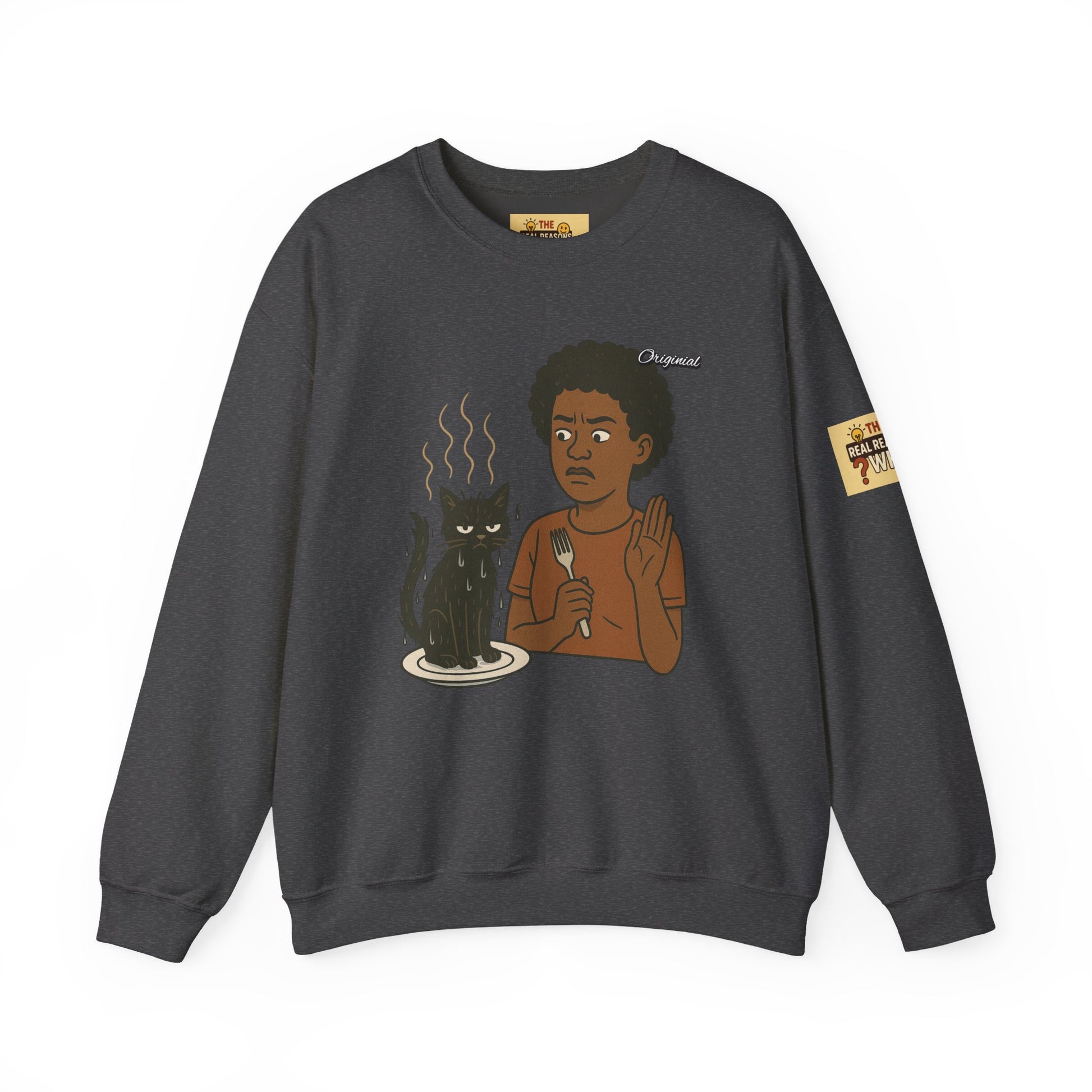 Unisex Crewneck Sweatshirt - Official Merch : the REAL reason why Kittens don't get eaten in Springfield Ohio, USA #dangerouslife