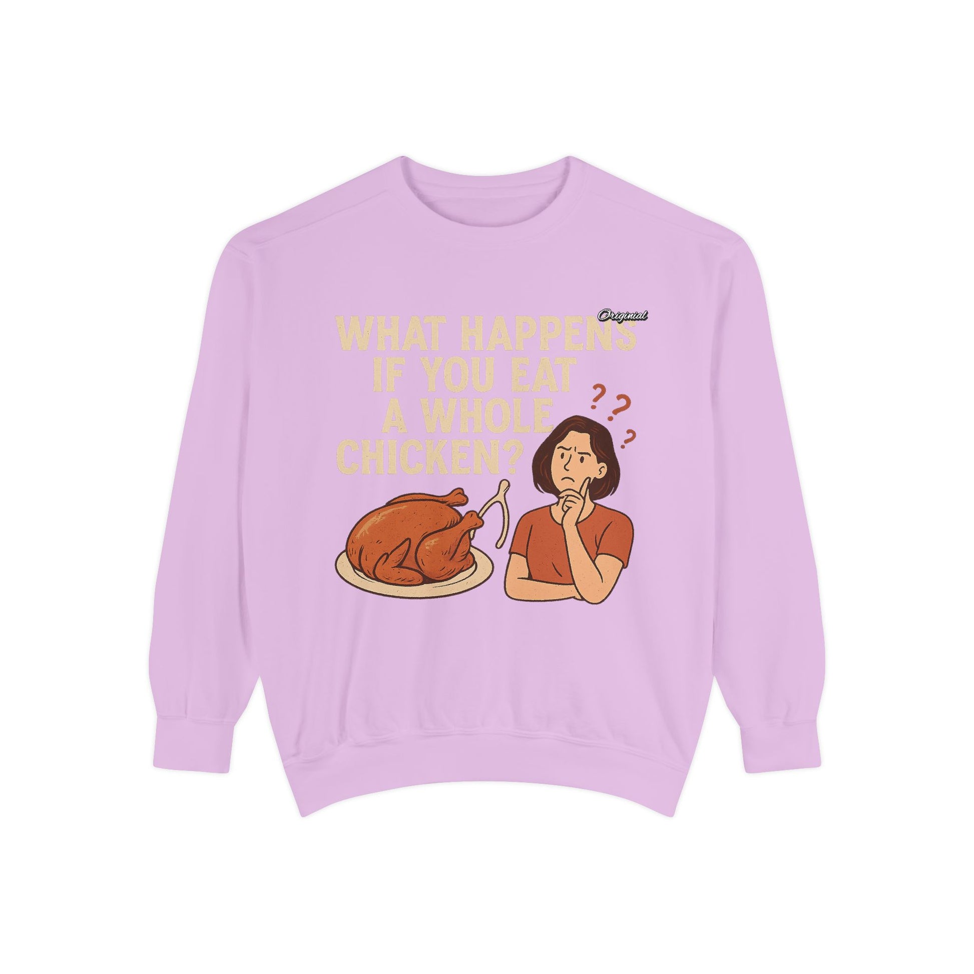 Unisex Sweatshirt - Official Merch : What Happens If You Eat a WHOLE Chicken