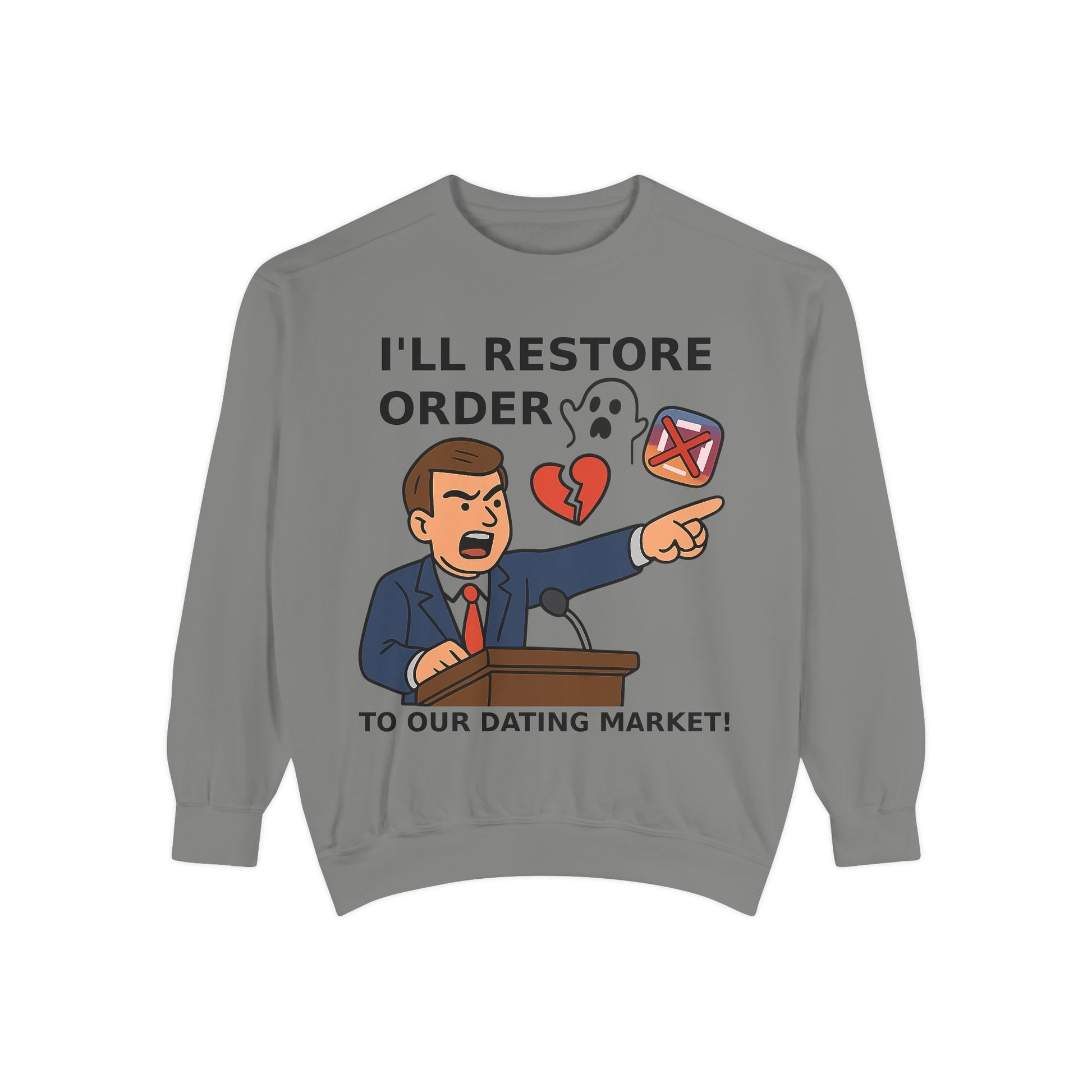 Unisex Sweatshirt - Official Merch : When I get Elected, I promise to END H**flation